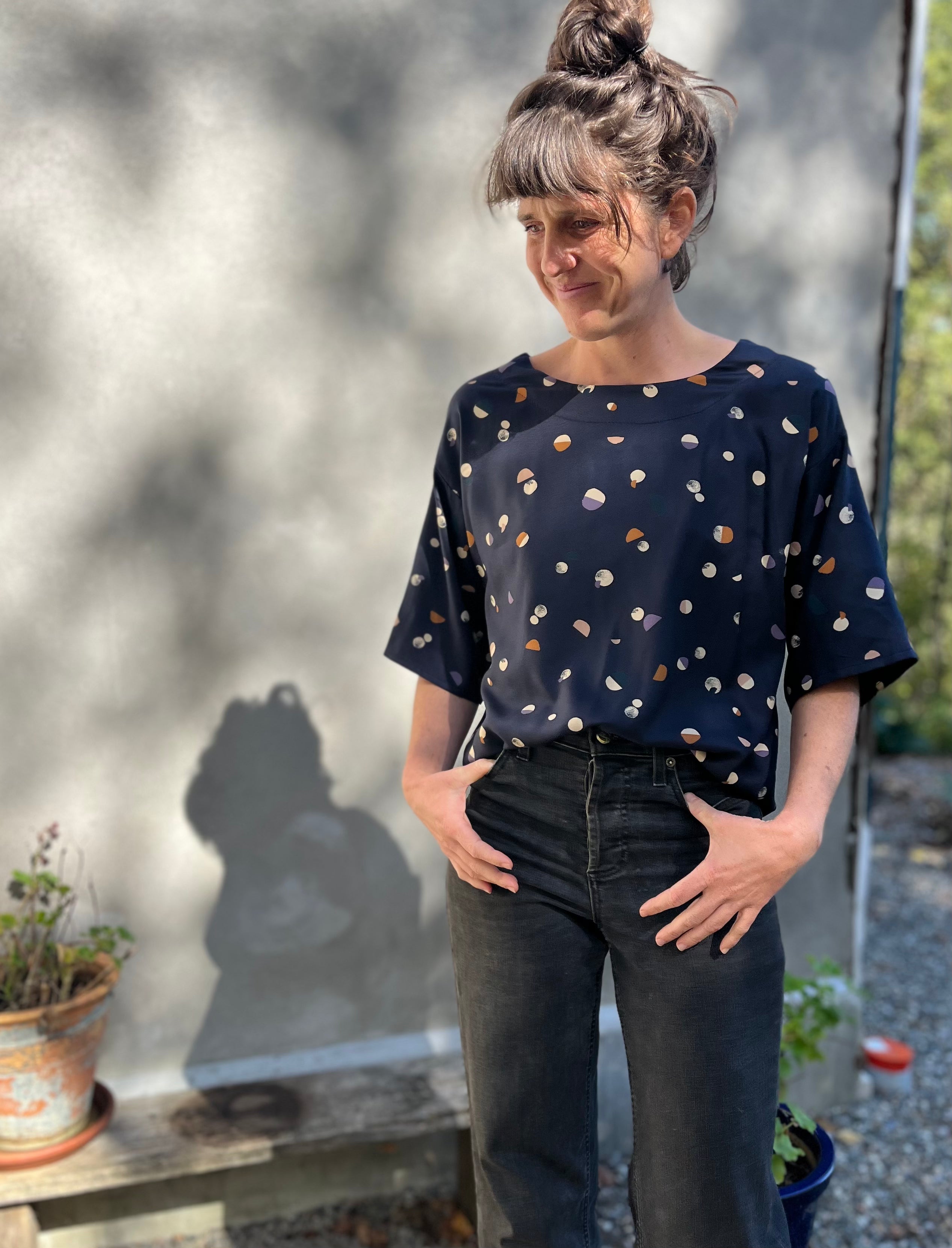 Top Abélia - Lune de minuit certifié OEKOTEX