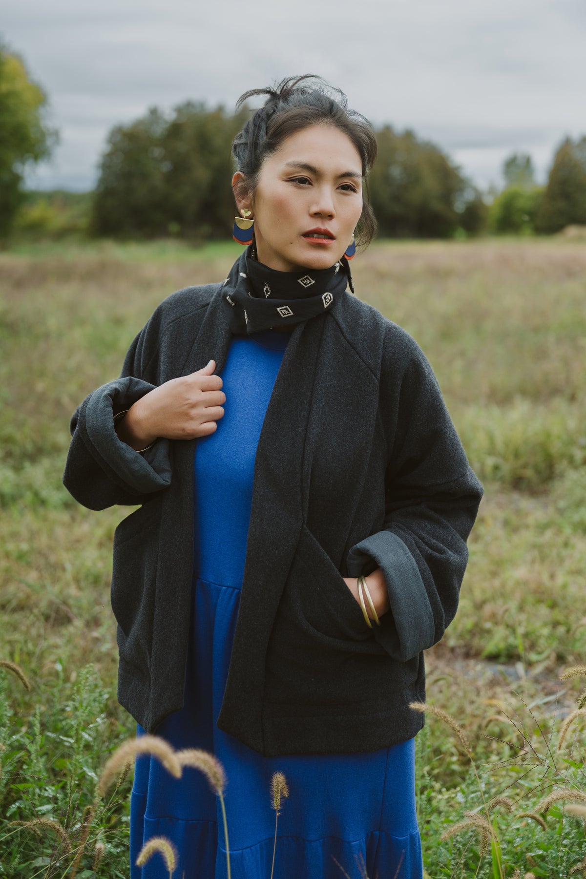 Foulard Ostara - Broderie