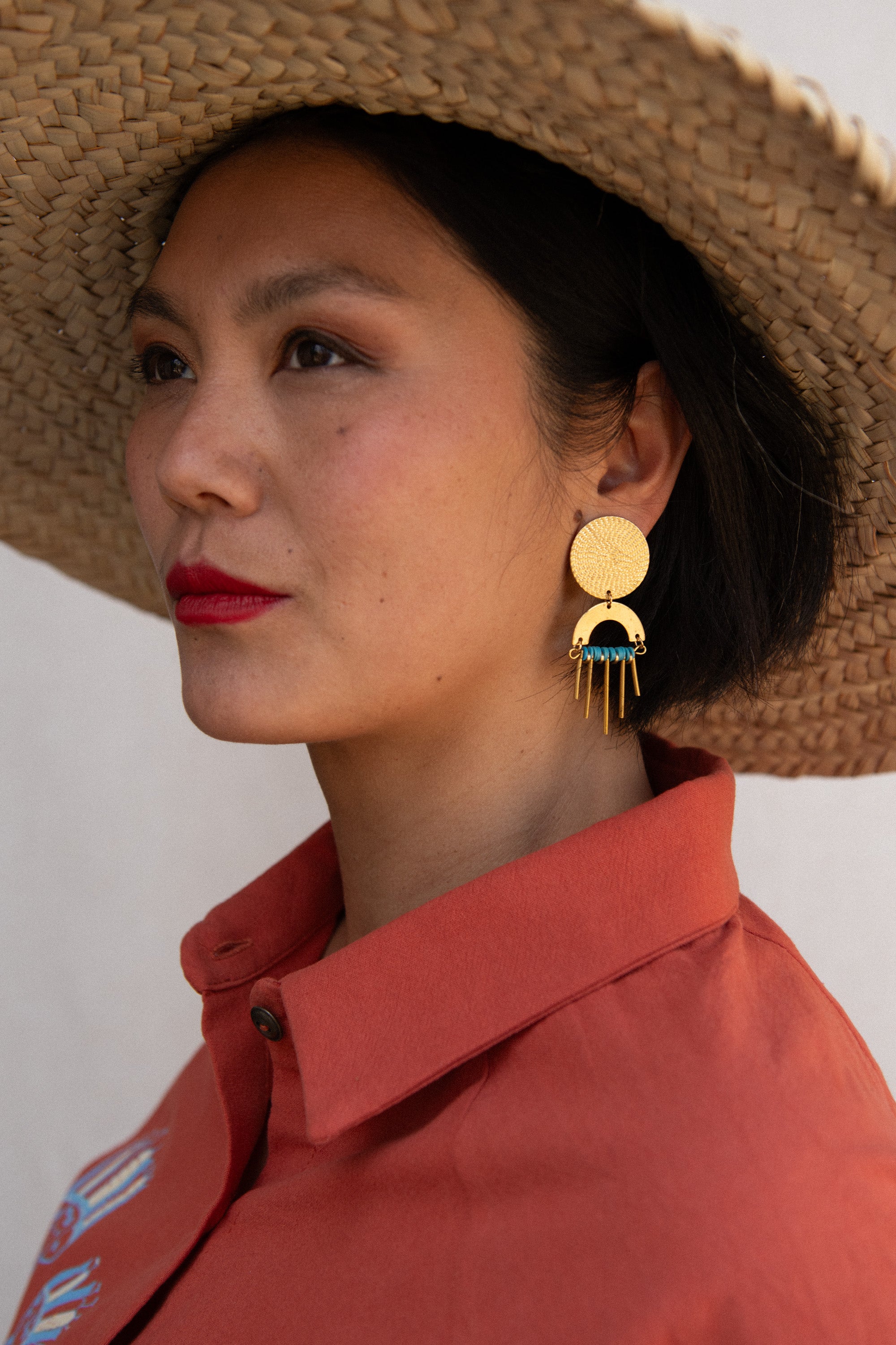 Boucles d'oreilles Marsala couleurs variées