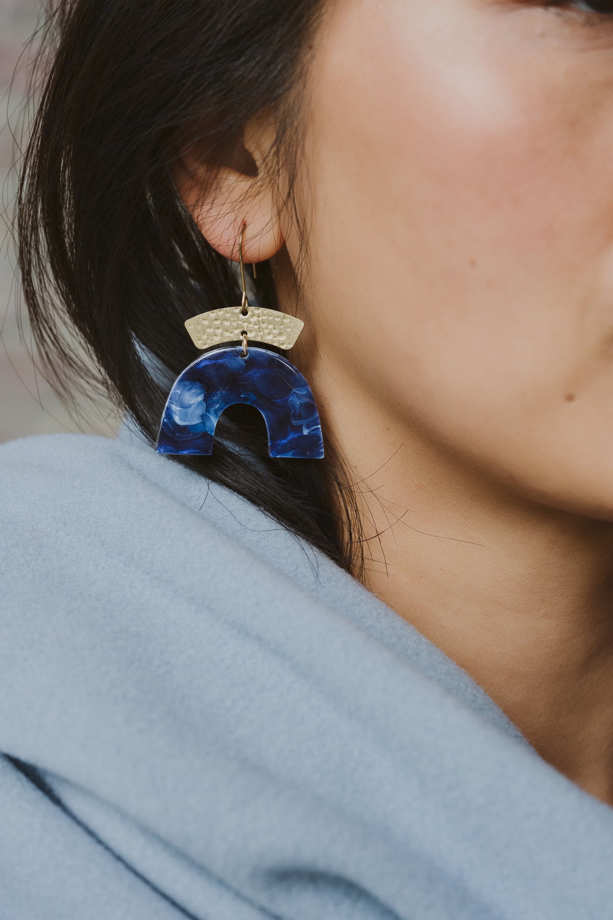 Boucles d'oreilles Blue Velvet - Kazak -