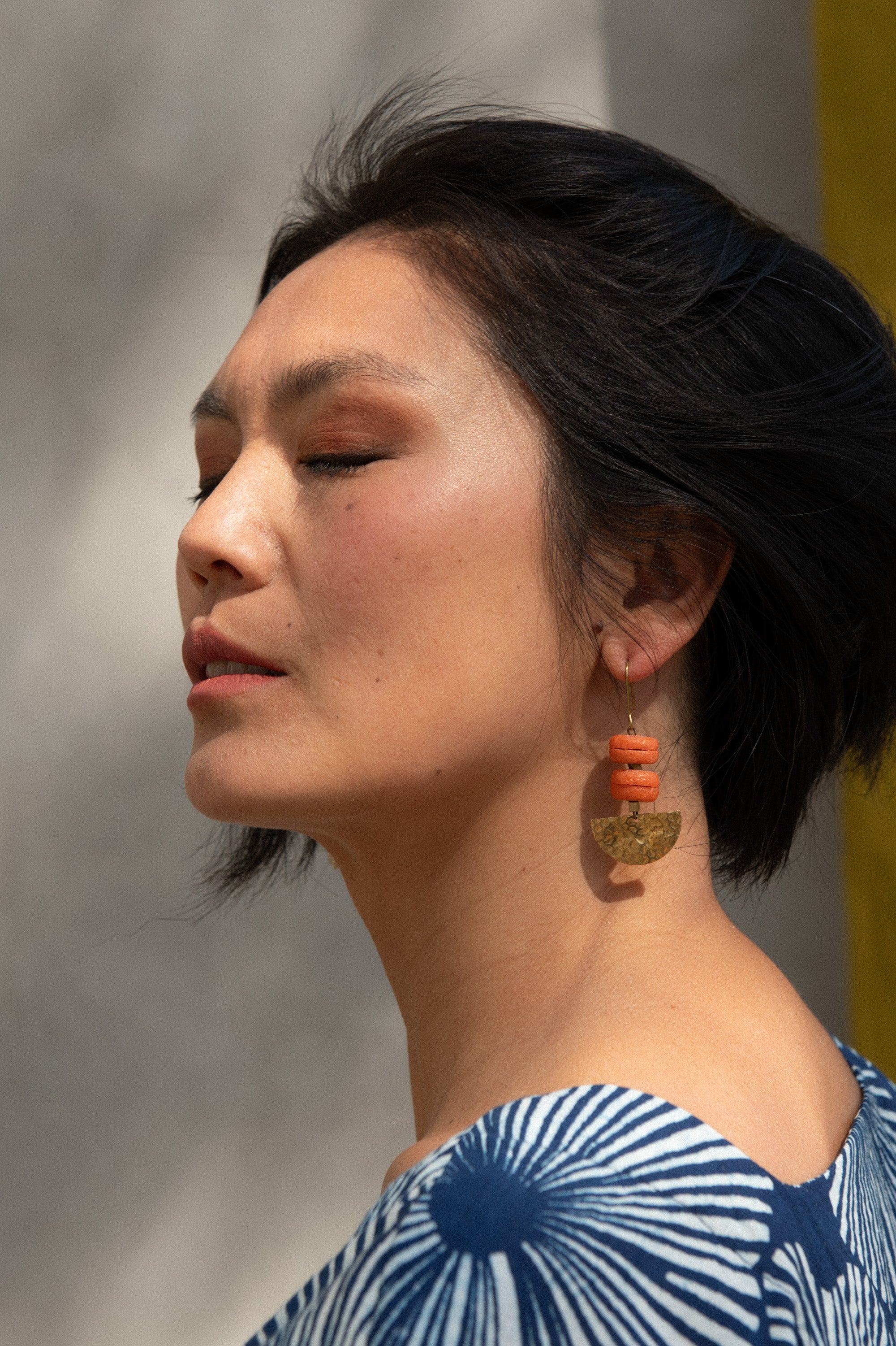 Boucles d'oreilles Centaurée - Couleurs variées -