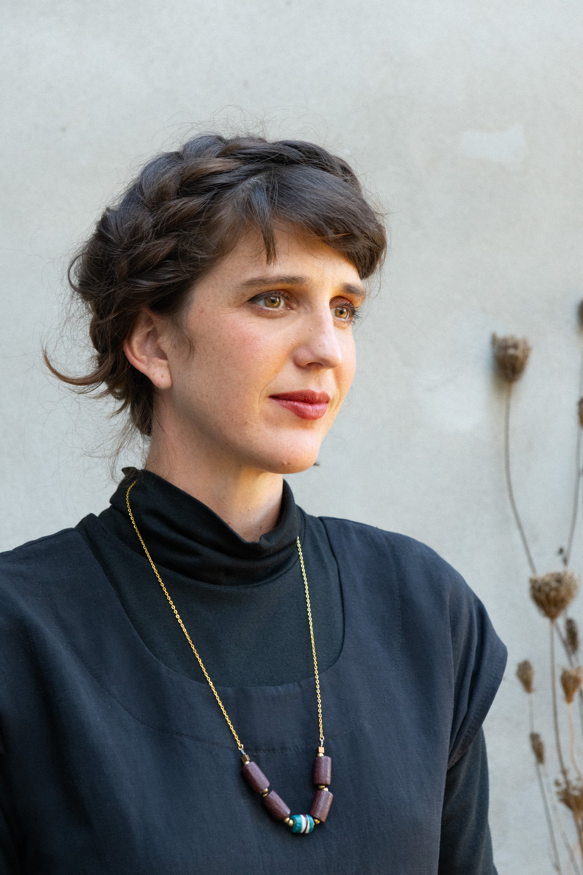 Collier Madina - Bordeaux et teal - KAZAK