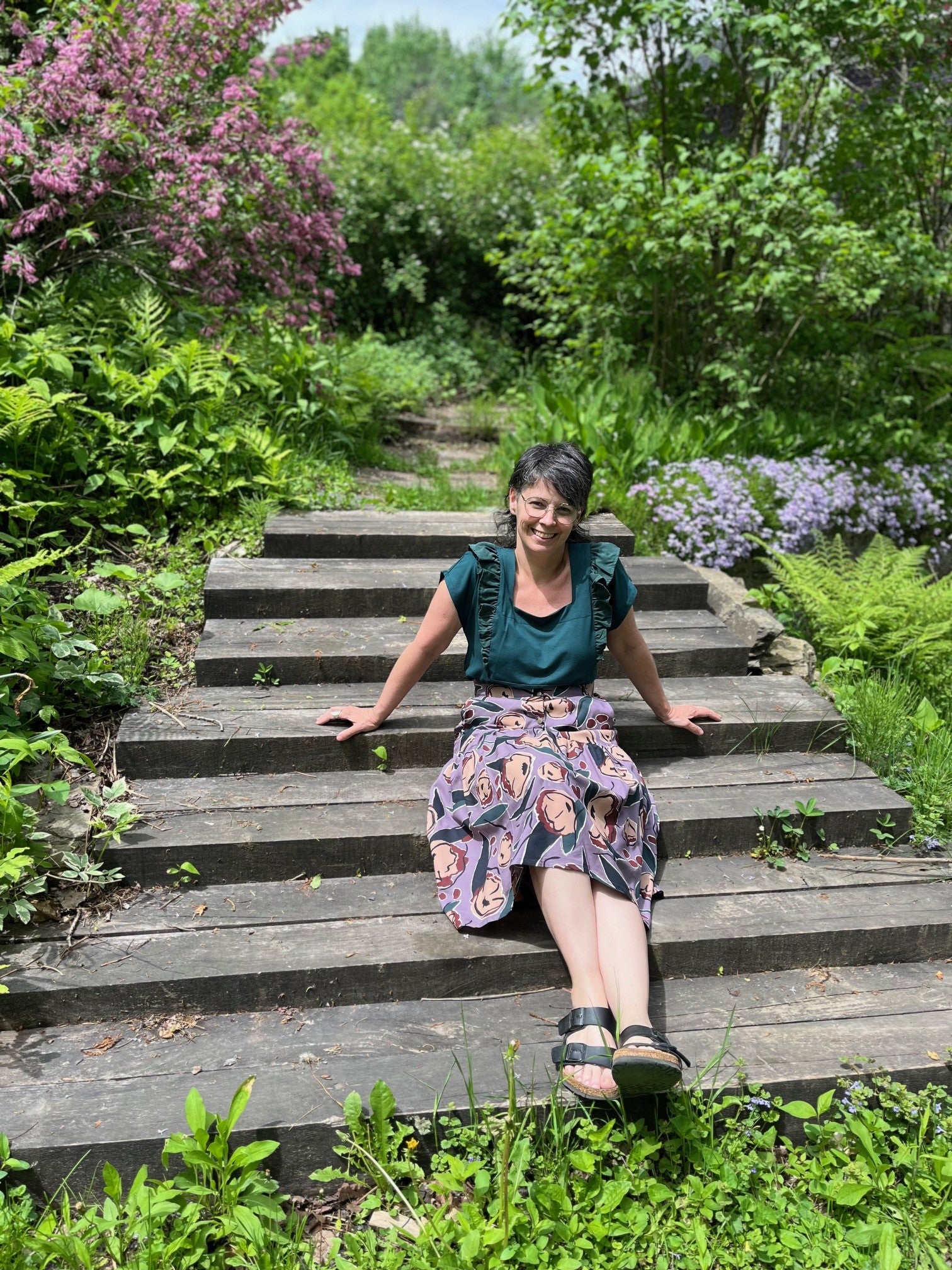 Jupe Campanule - Pivoine lilas - KAZAK