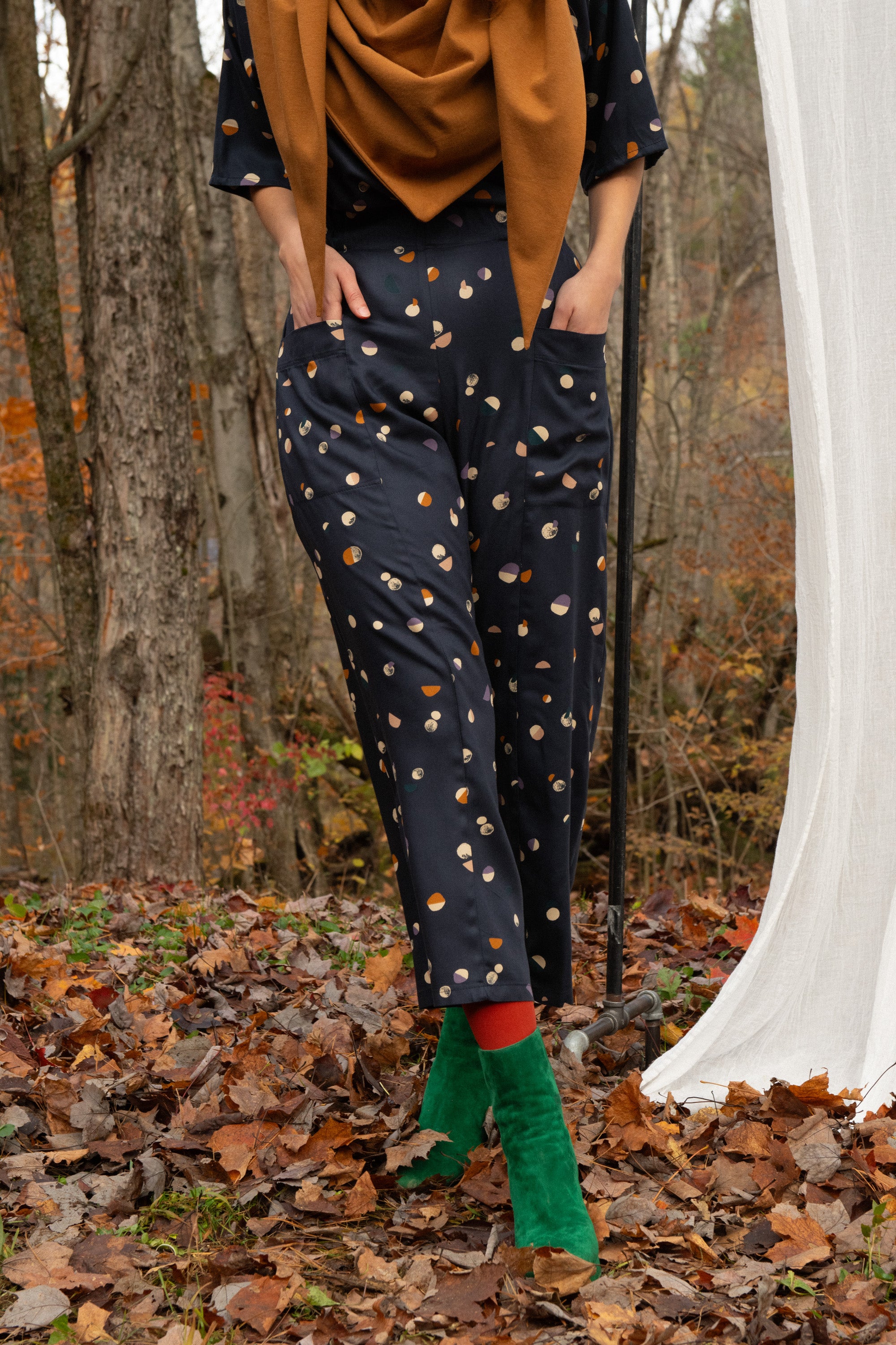 Pantalon Oléa Lunes de minuit -Viscose OEKOTEX