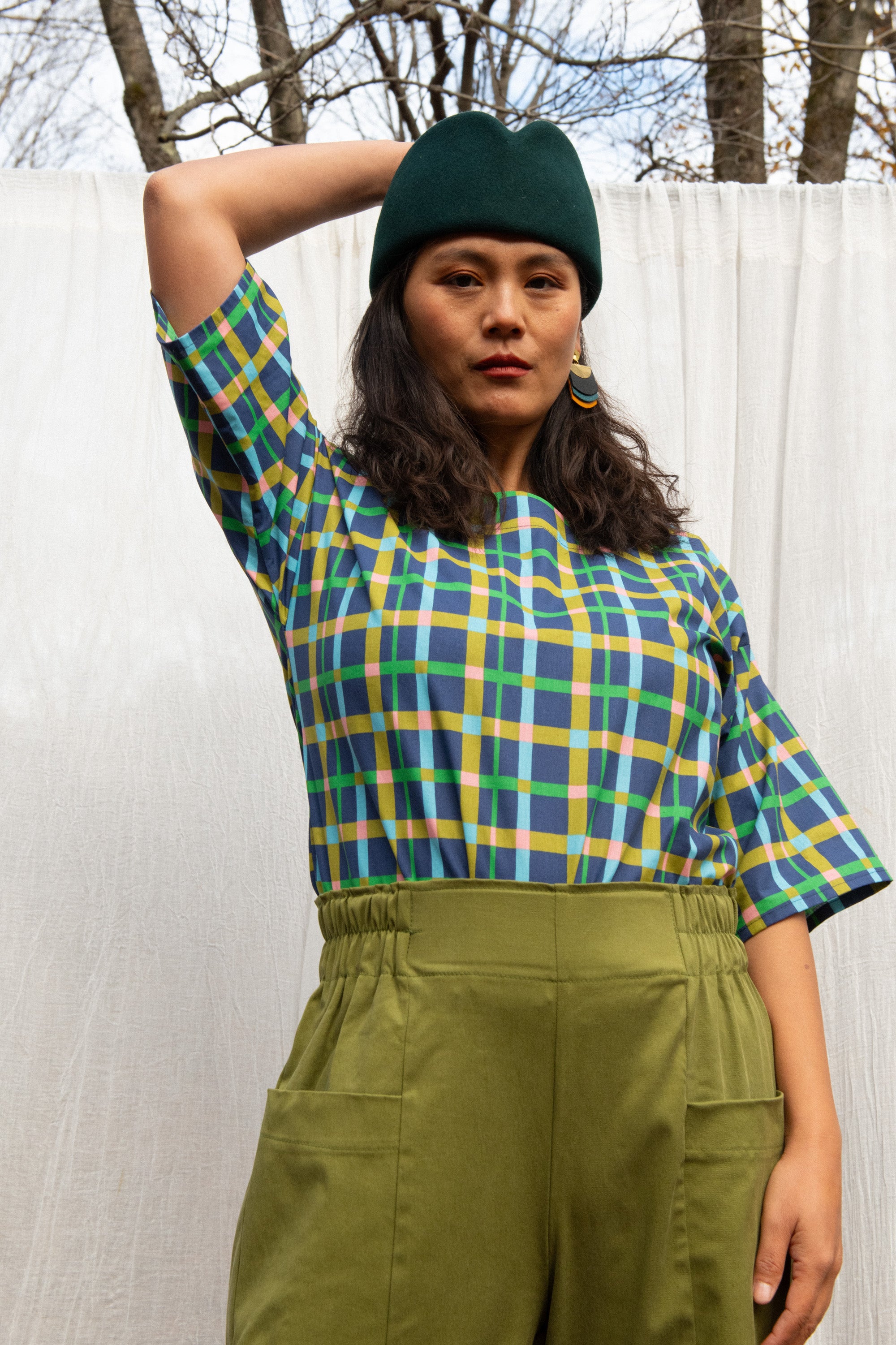 Pantalon Oléa Olive -Lyocell coton OEKOTEX