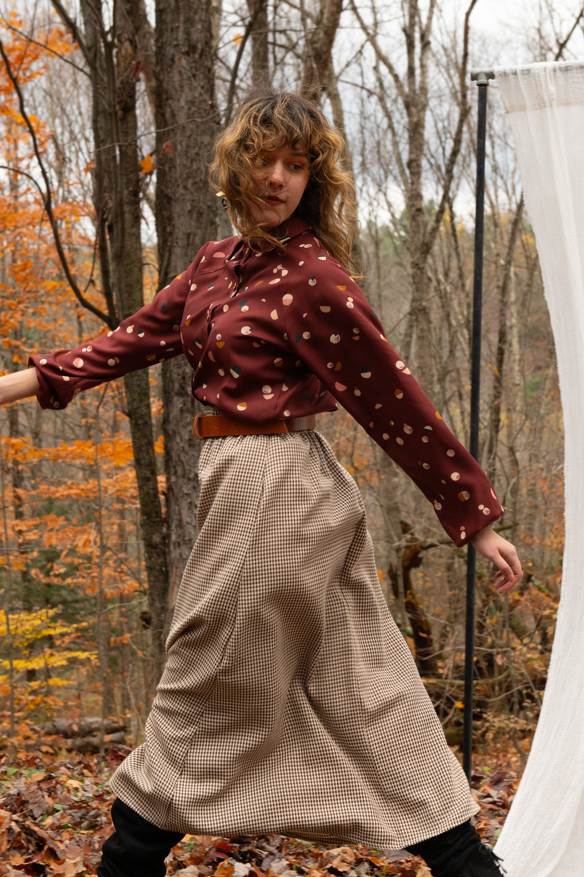 Blouse Acer -Lune bordeaux