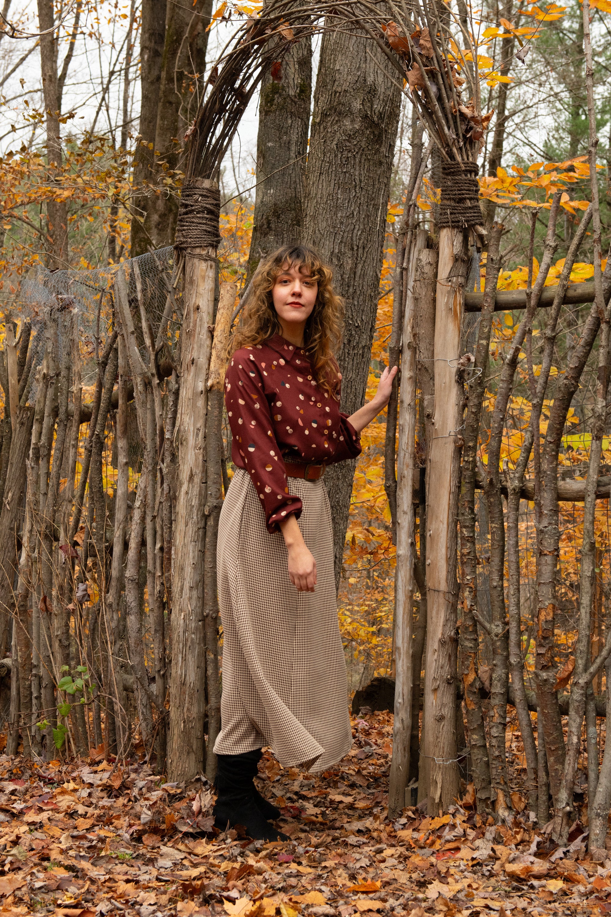 Blouse Acer -Lune bordeaux