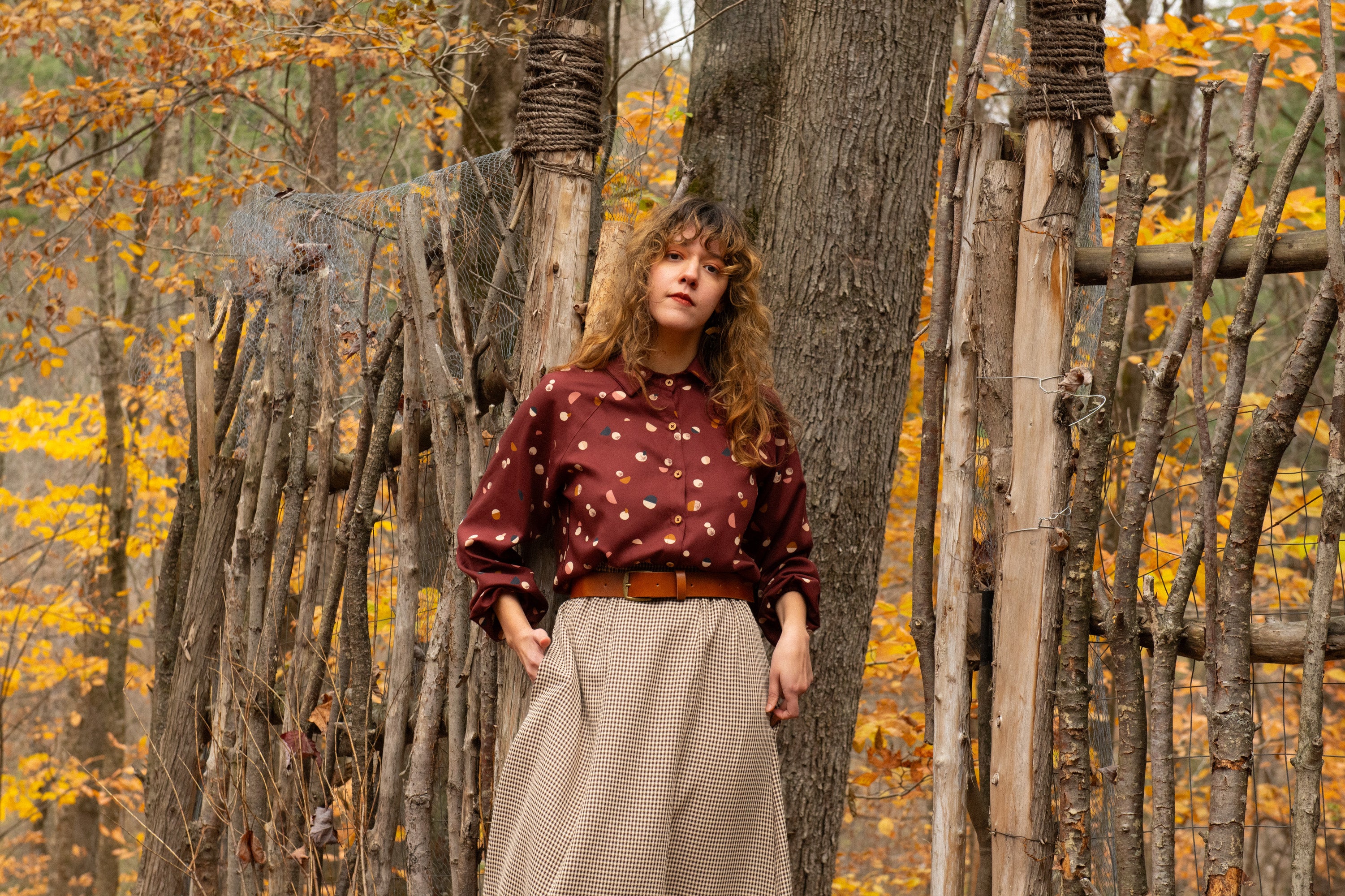 Blouse Acer -Lune bordeaux