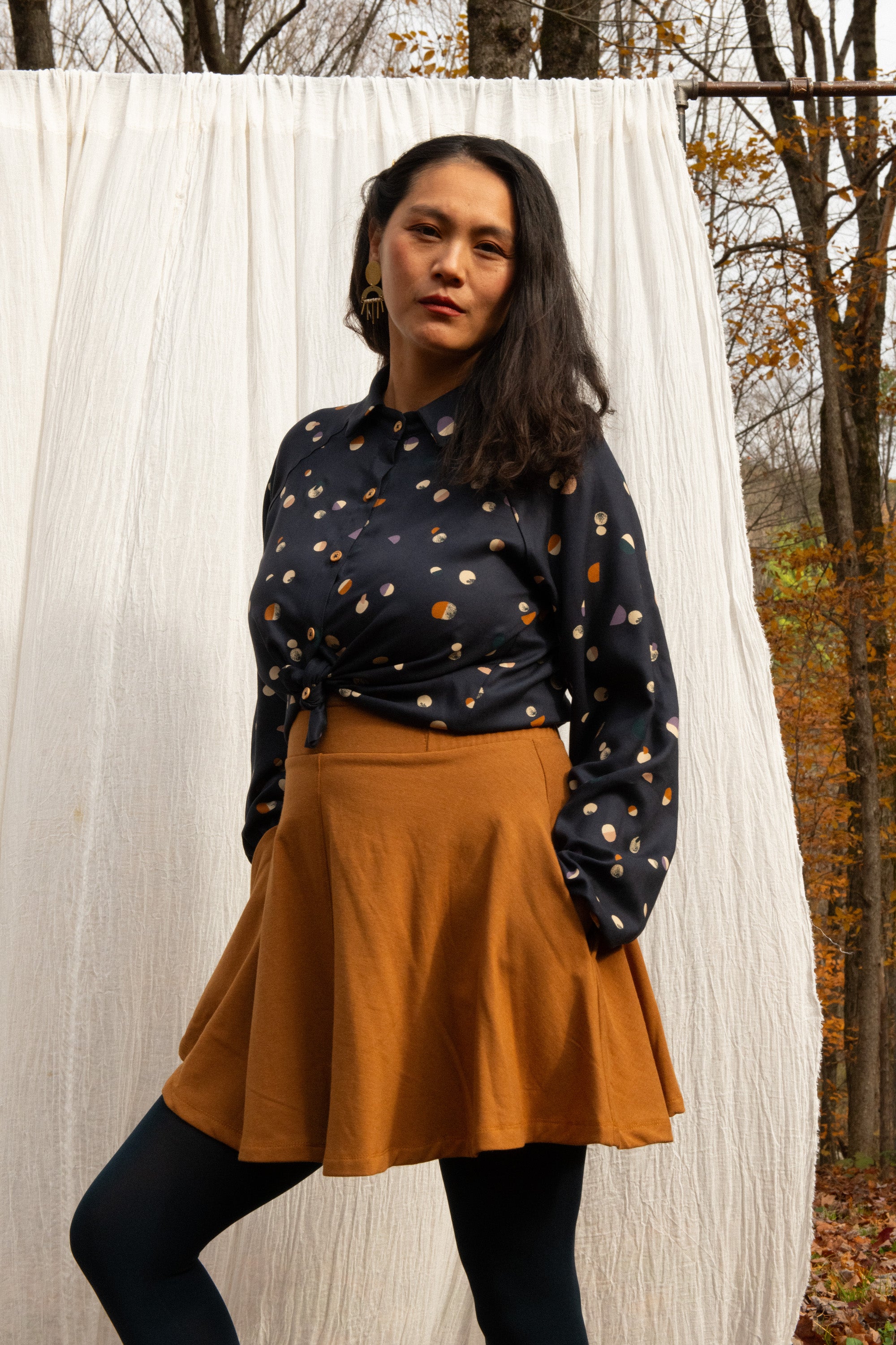 Blouse Acer -Lune de Minuit