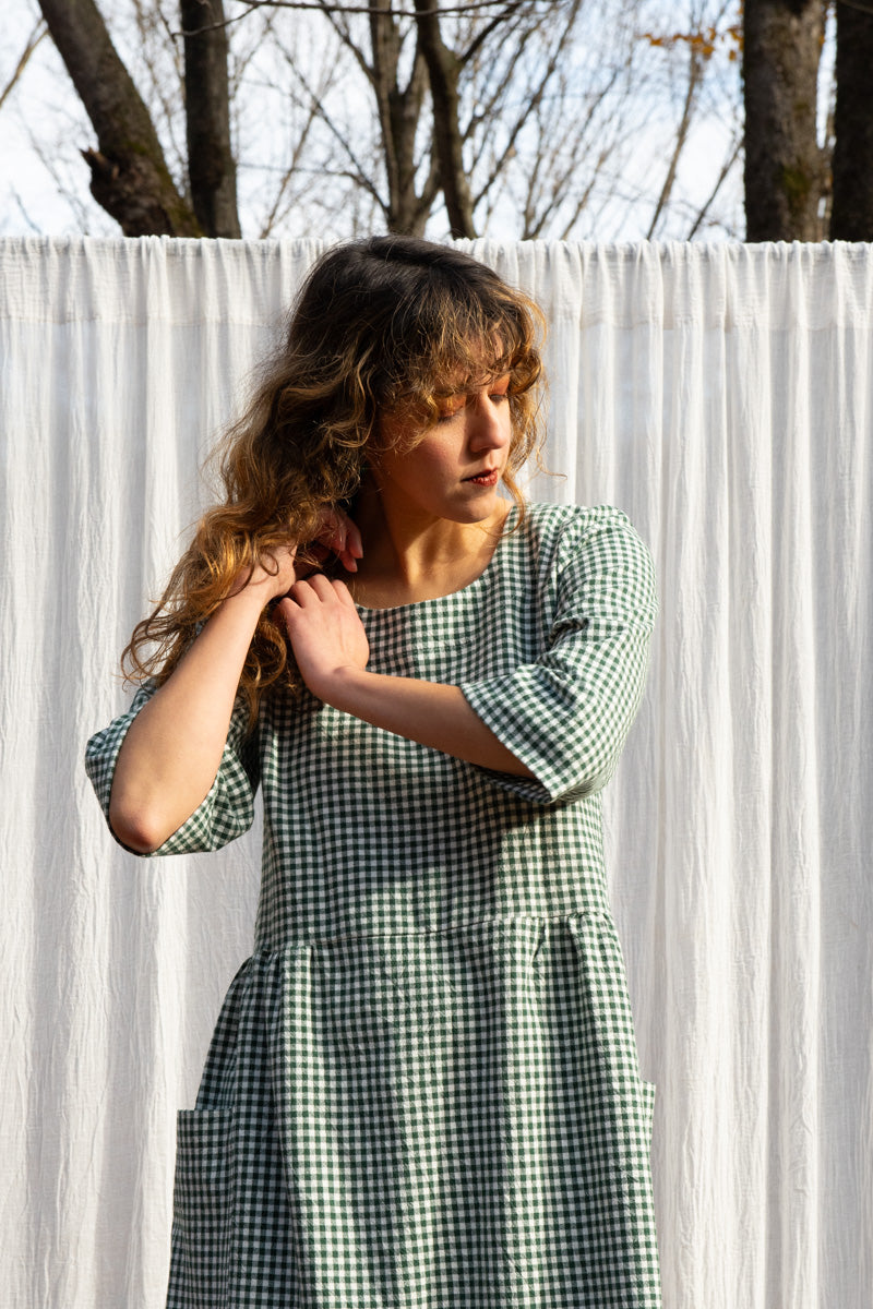 Robe Persea - Vichy Forêt coton bio