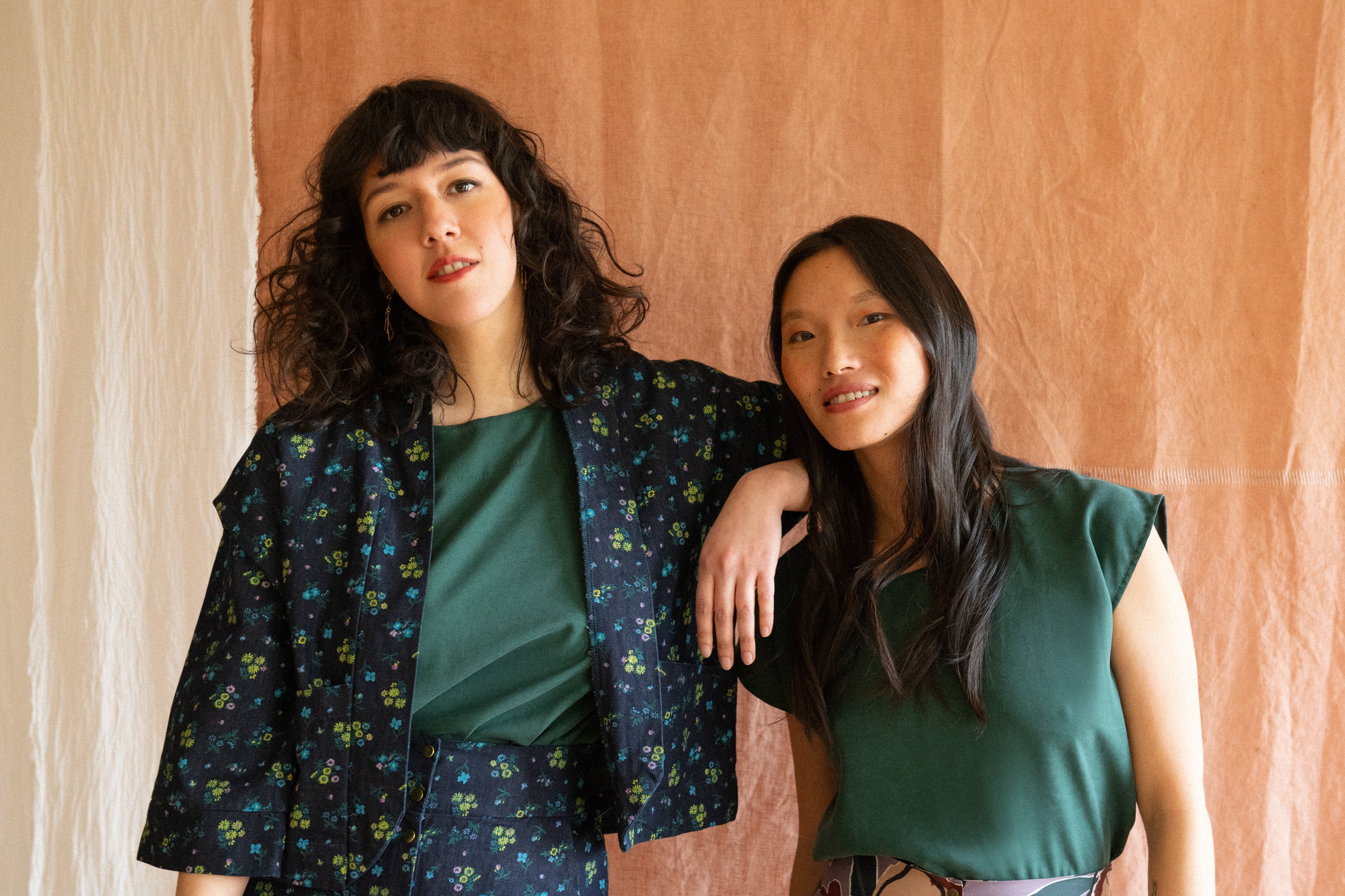 Jupe Campanule - Denim fleuri - KAZAK