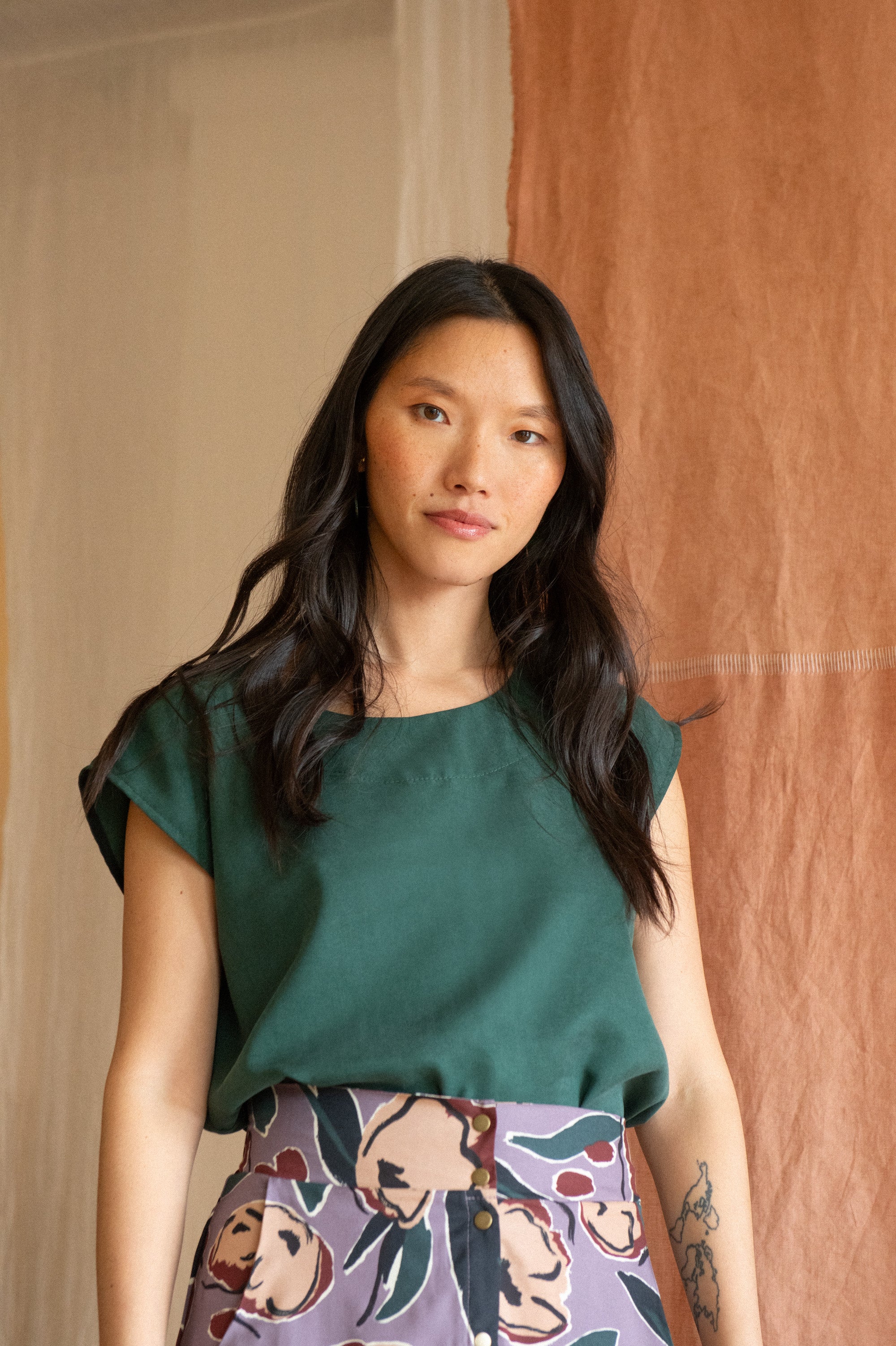 Jupe Campanule - Pivoine lilas - KAZAK