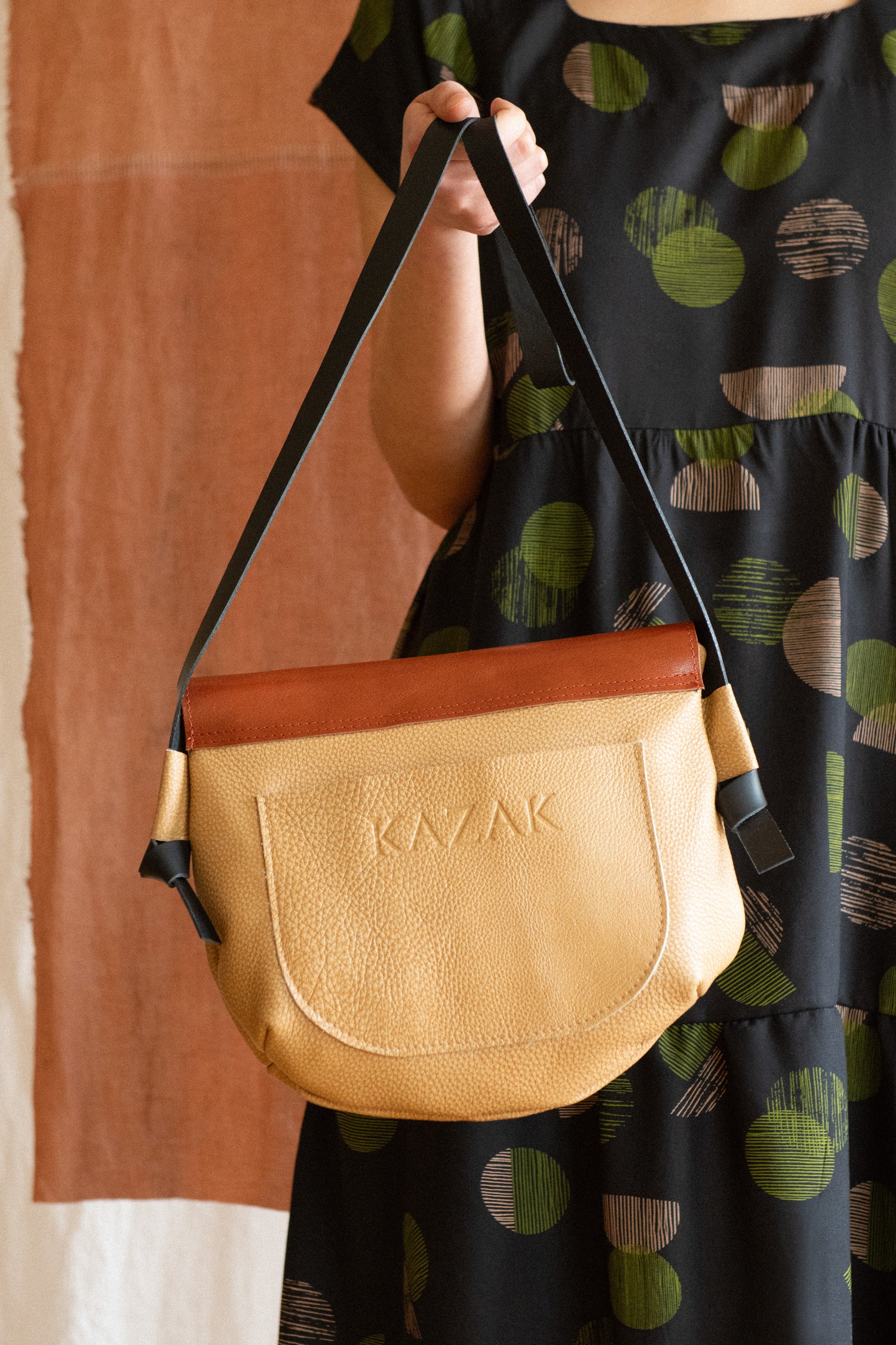 Sac Mahwa - chameau et rouille - KAZAK
