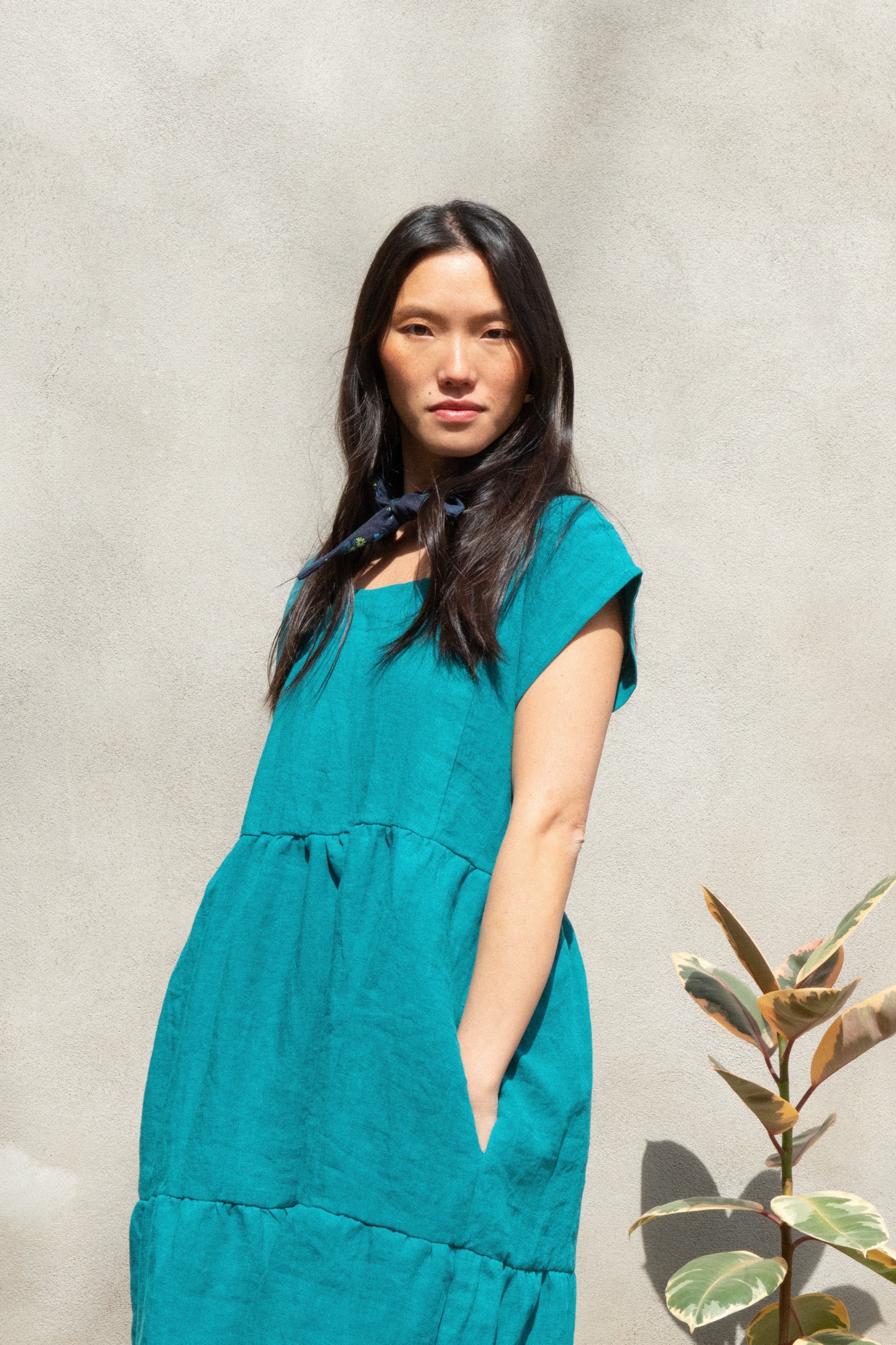 Robe Aster - Turquoise - KAZAK -