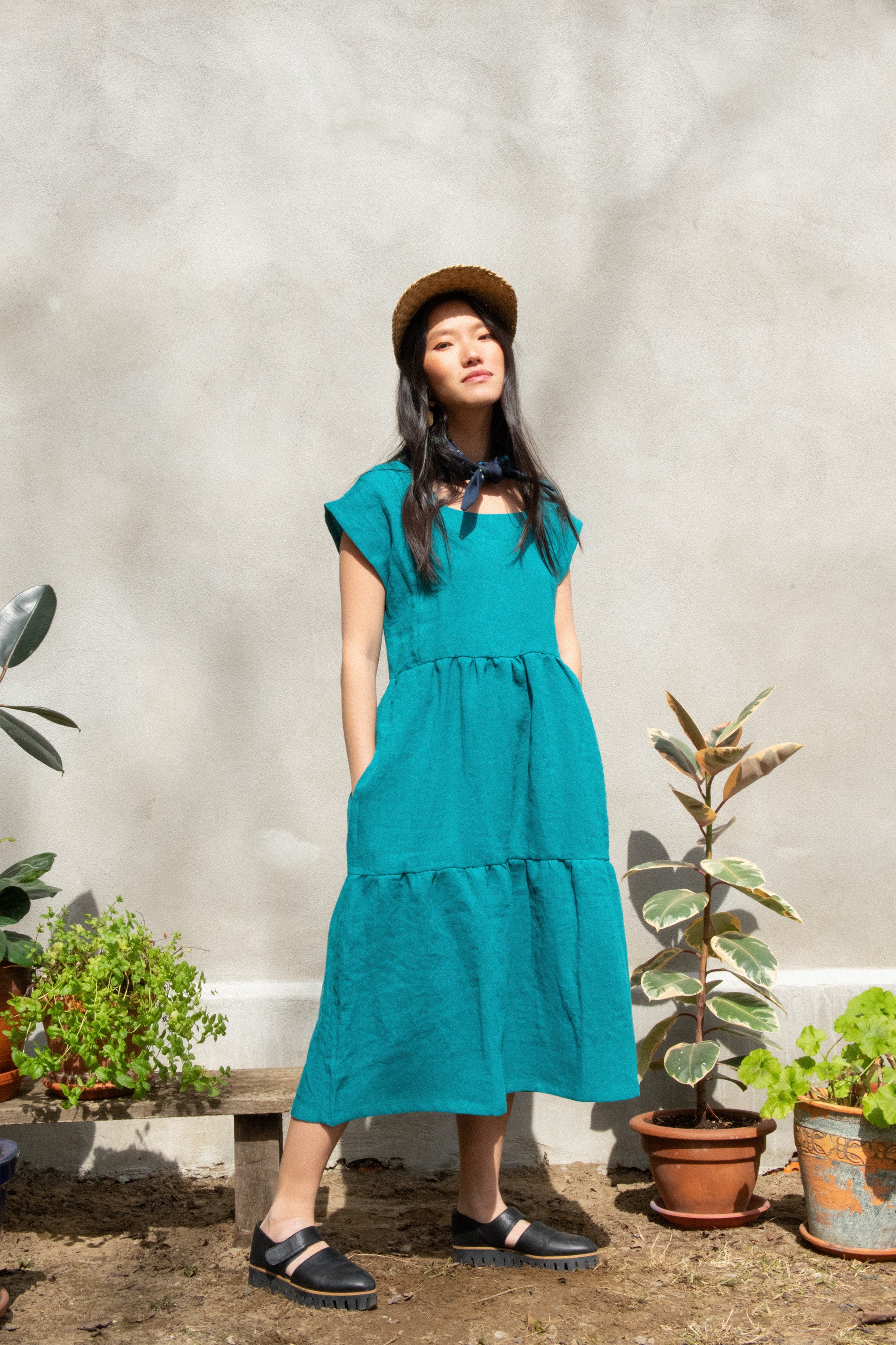 Robe Aster - Turquoise - KAZAK -