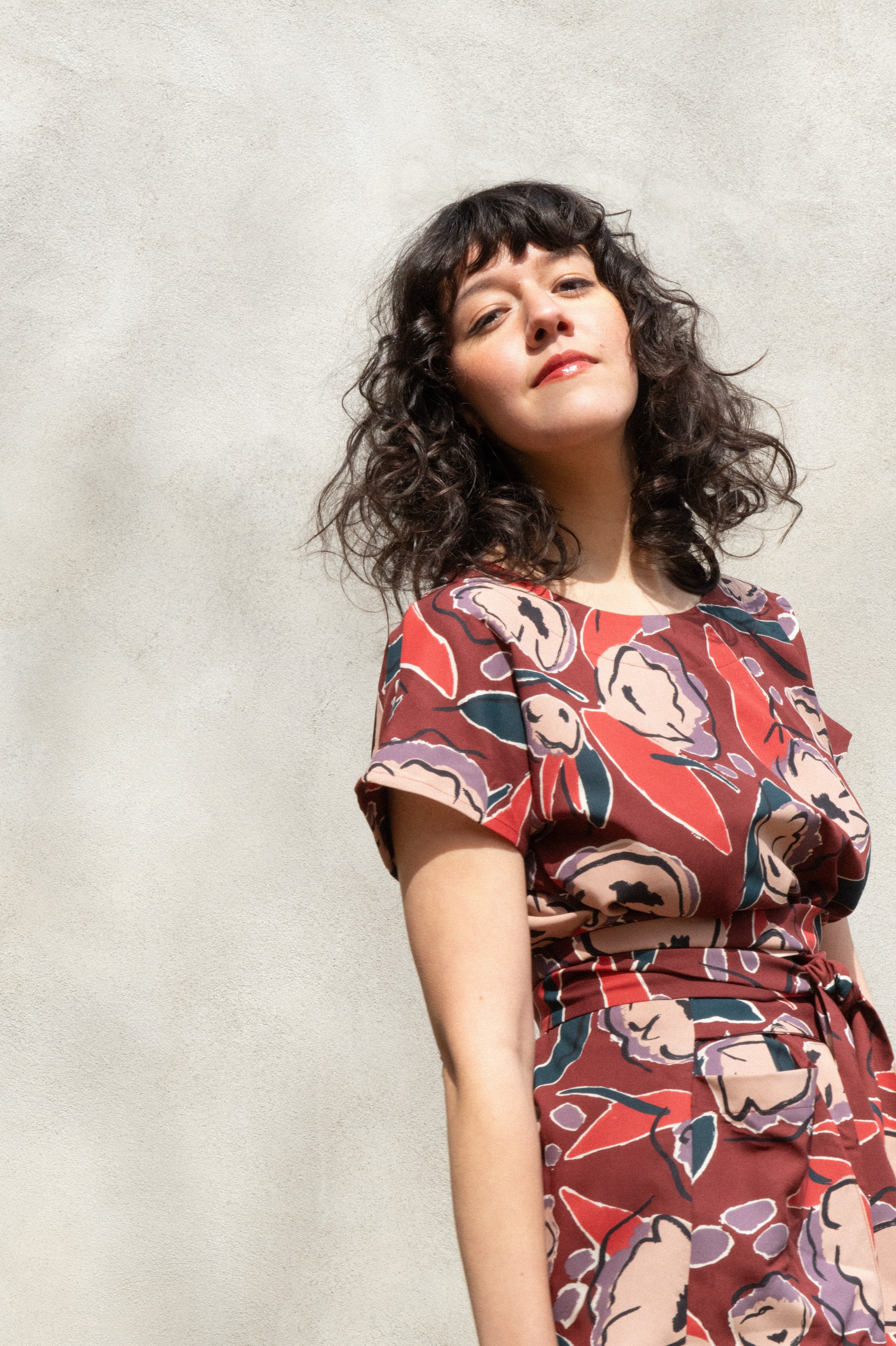 Robe Joséphine - Pivoine rouille - KAZAK