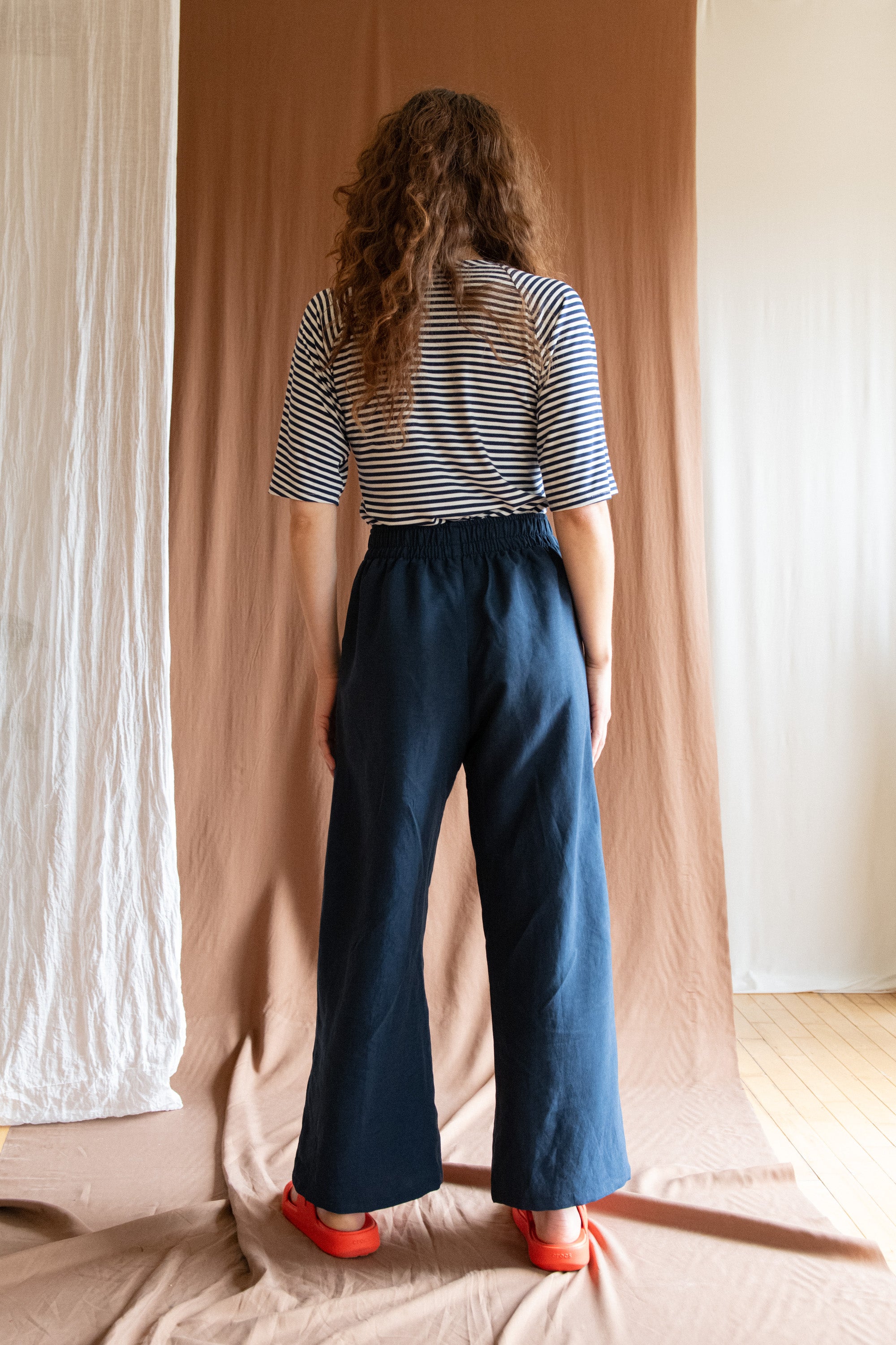 Pantalon Padoua - Lin Indigo