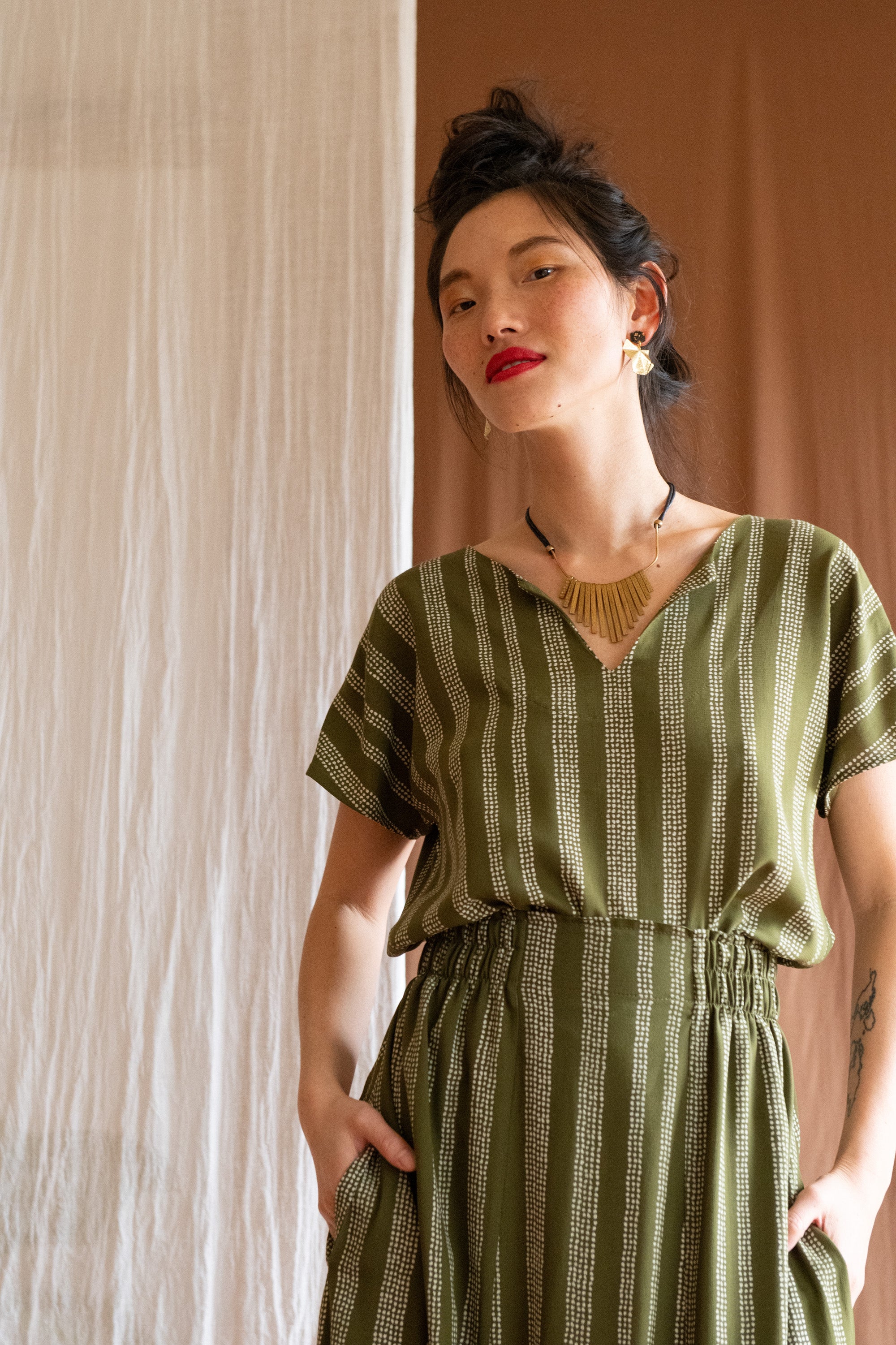 Top Lucca - Points Ivy Viscose bio