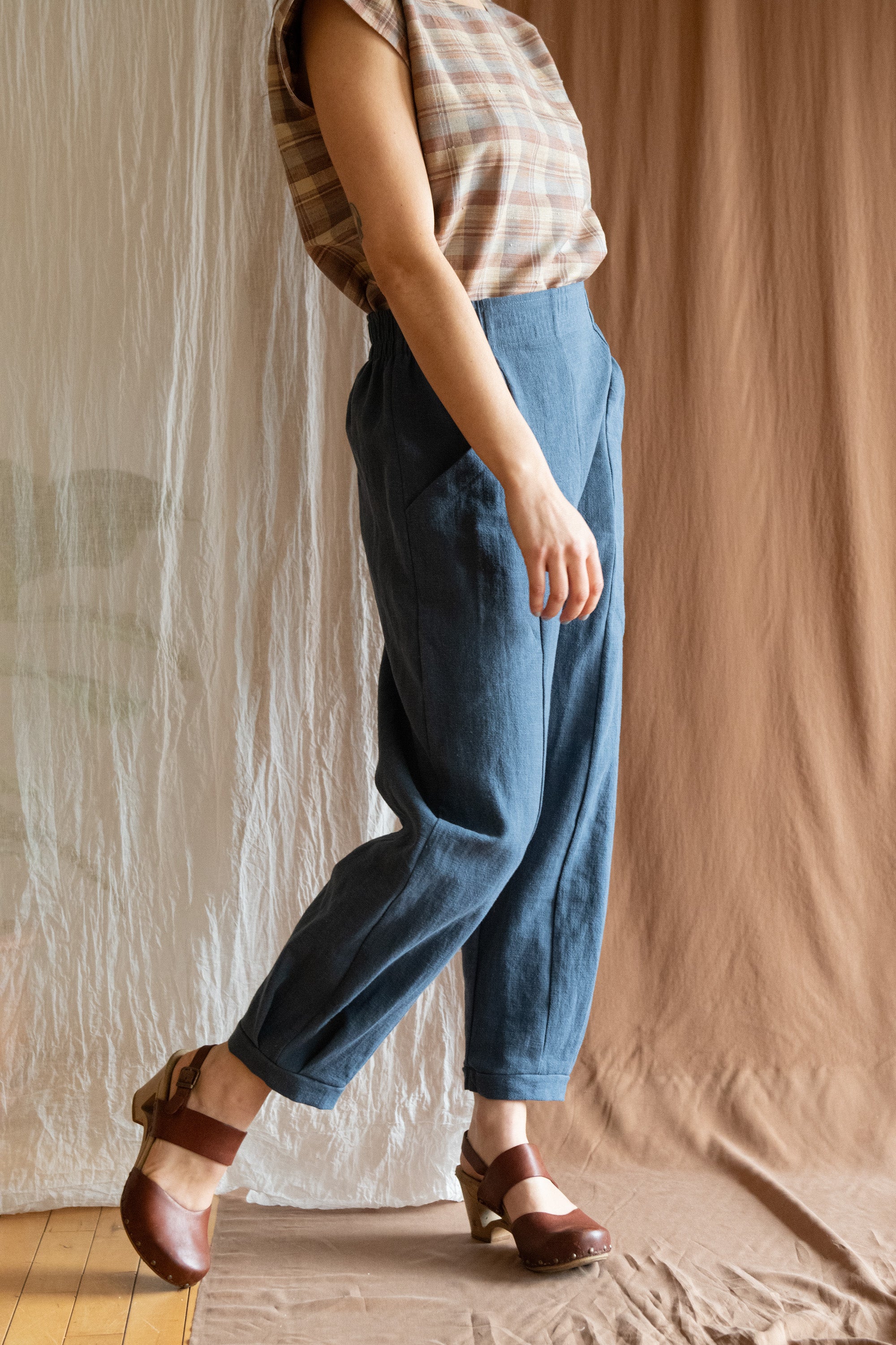 Pantalon Sienna - Ramie Lapis -