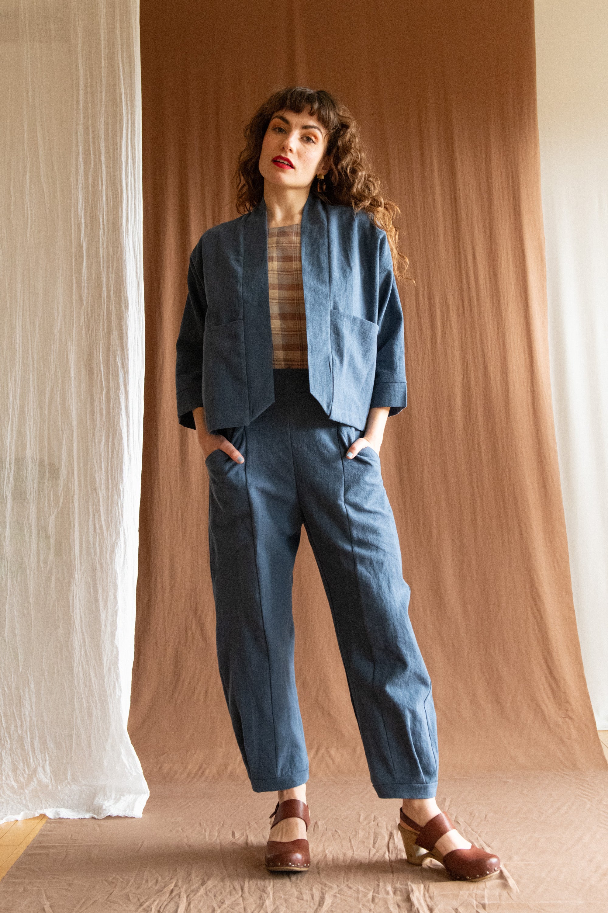 Veste Pisa - Lapis 100% Ramie -