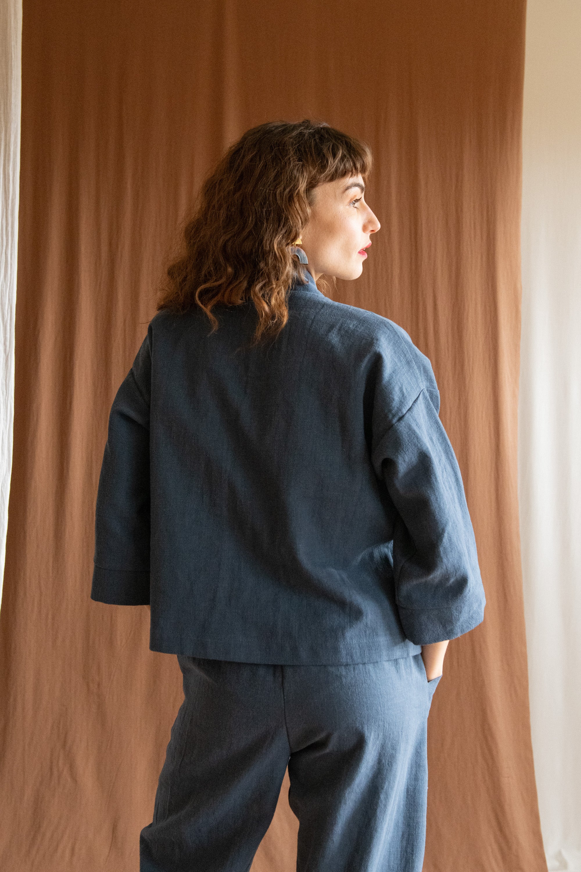 Veste Pisa - Lapis 100% Ramie -
