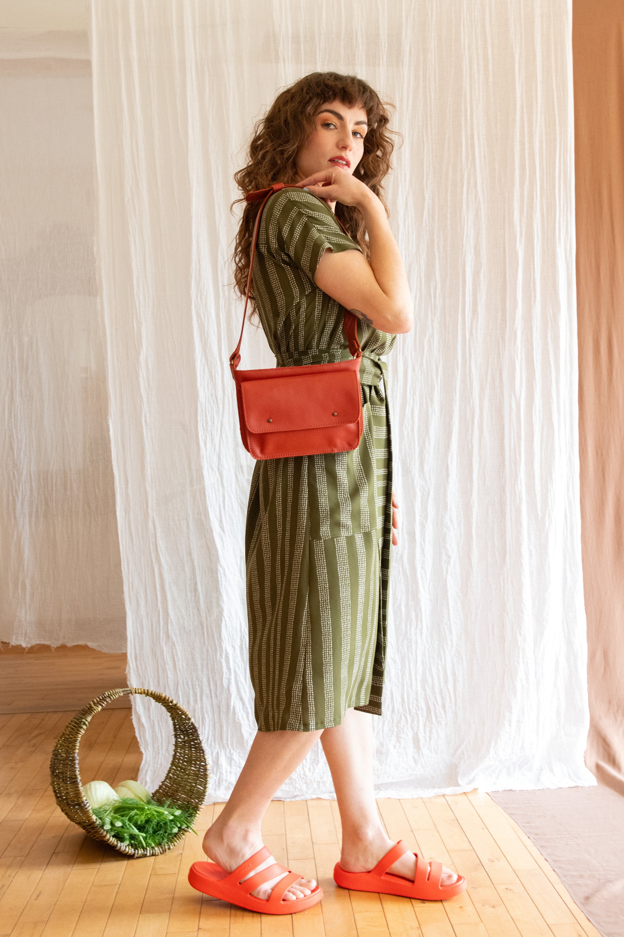 Ceinture pochette Hatley Cayenne en cuir recyclé