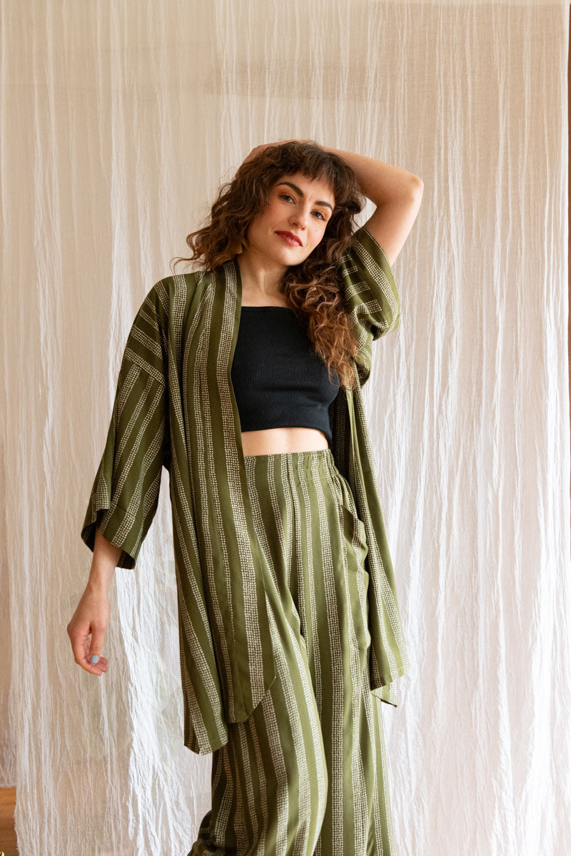 Pantalon Padoua - Points Ivy en viscose bio