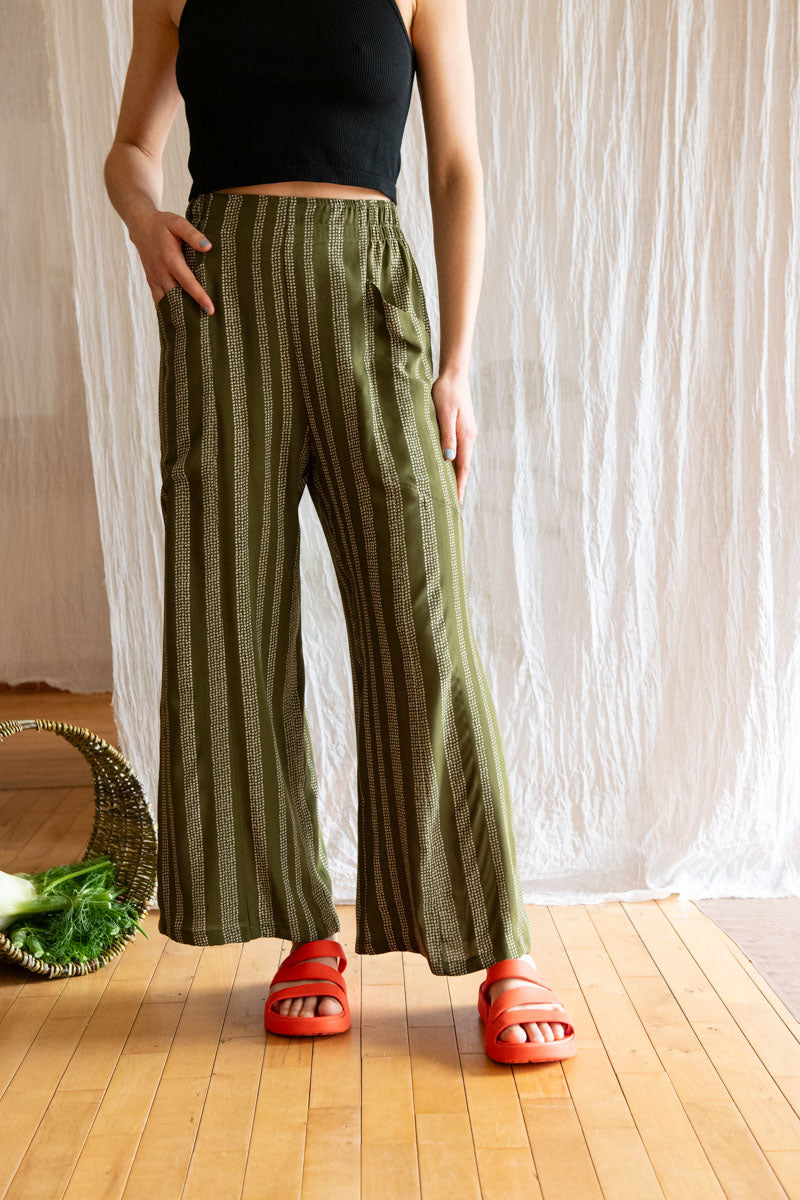 Pantalon Padoua - Points Ivy en viscose bio
