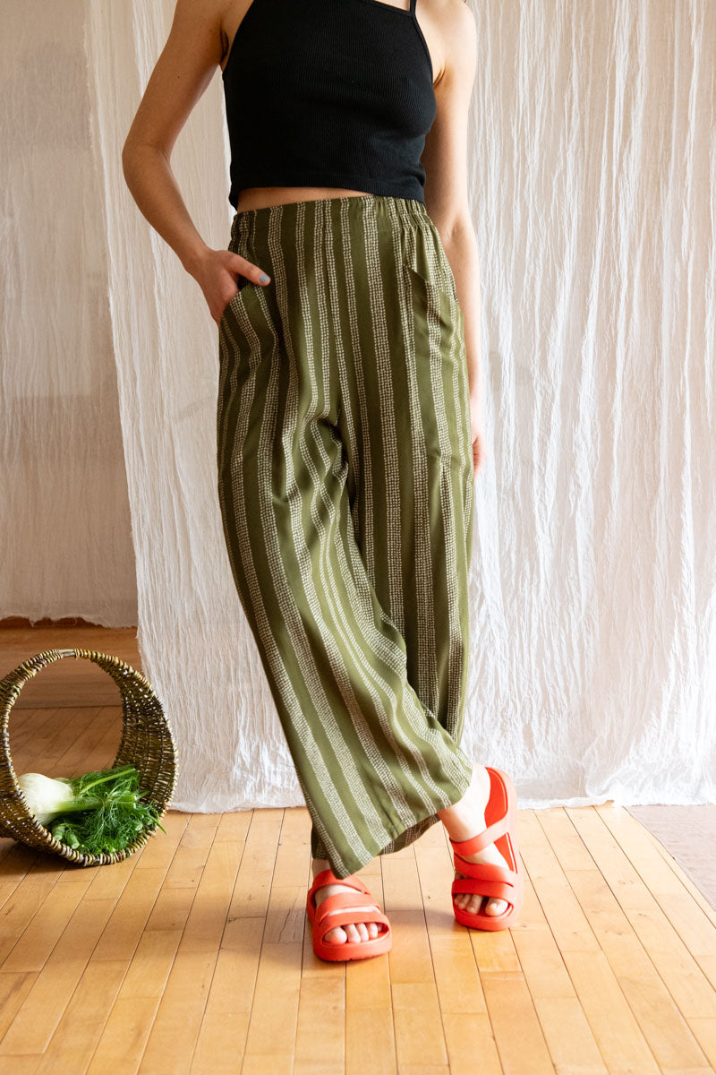 Pantalon Padoua - Points Ivy en viscose bio