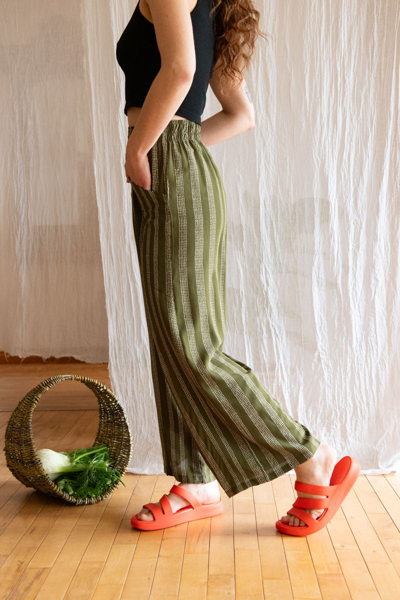 Pantalon Padoua - Points Ivy en viscose bio