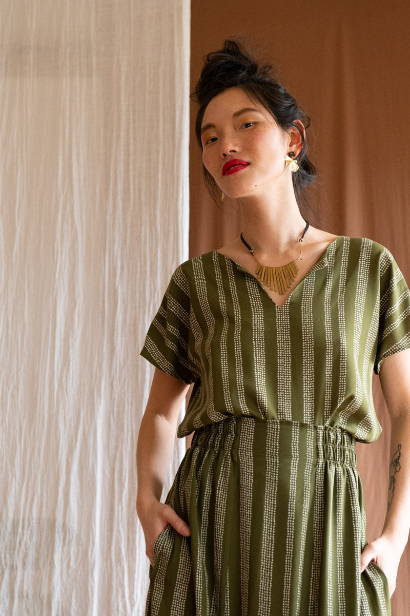 Top Lucca - Points Ivy Viscose bio