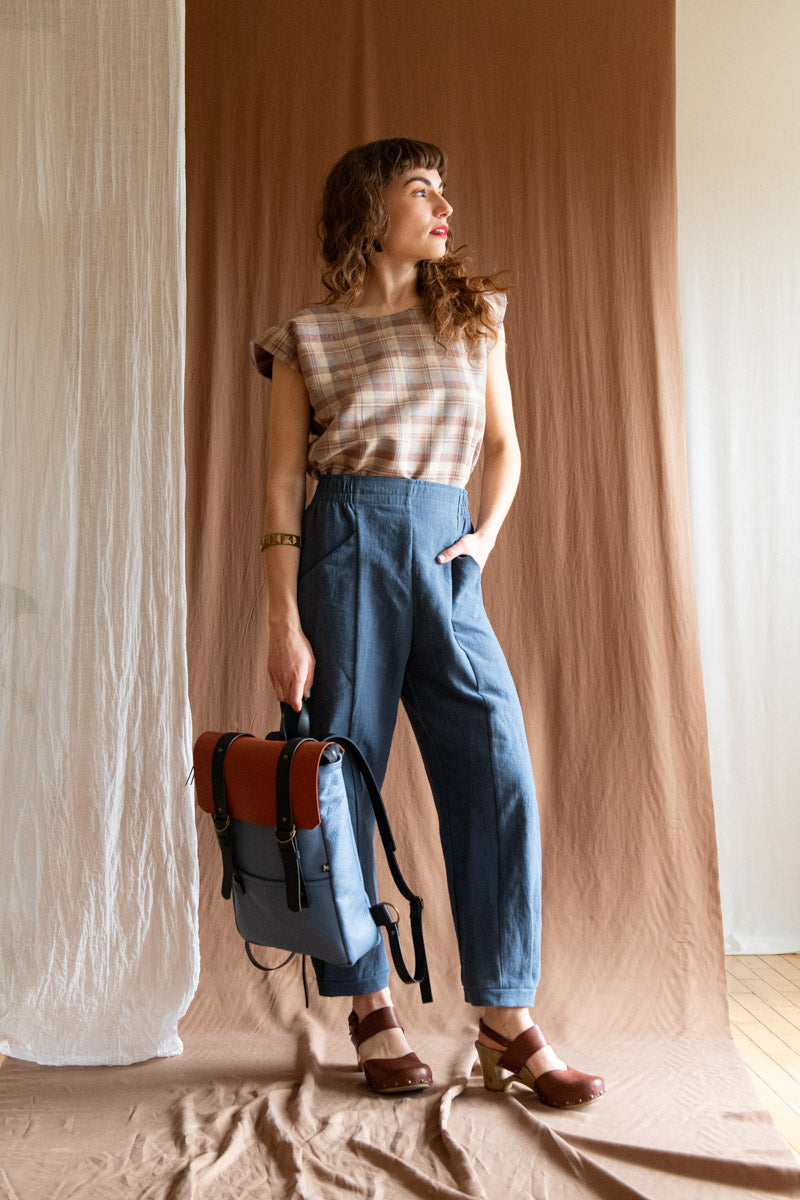 Pantalon Sienna - Ramie Lapis -