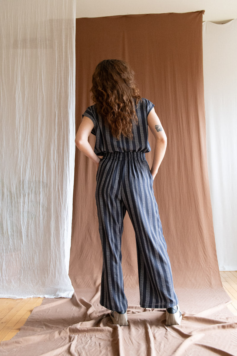 Top Sandrigo - Points charbon en Viscose Oeko-tex -