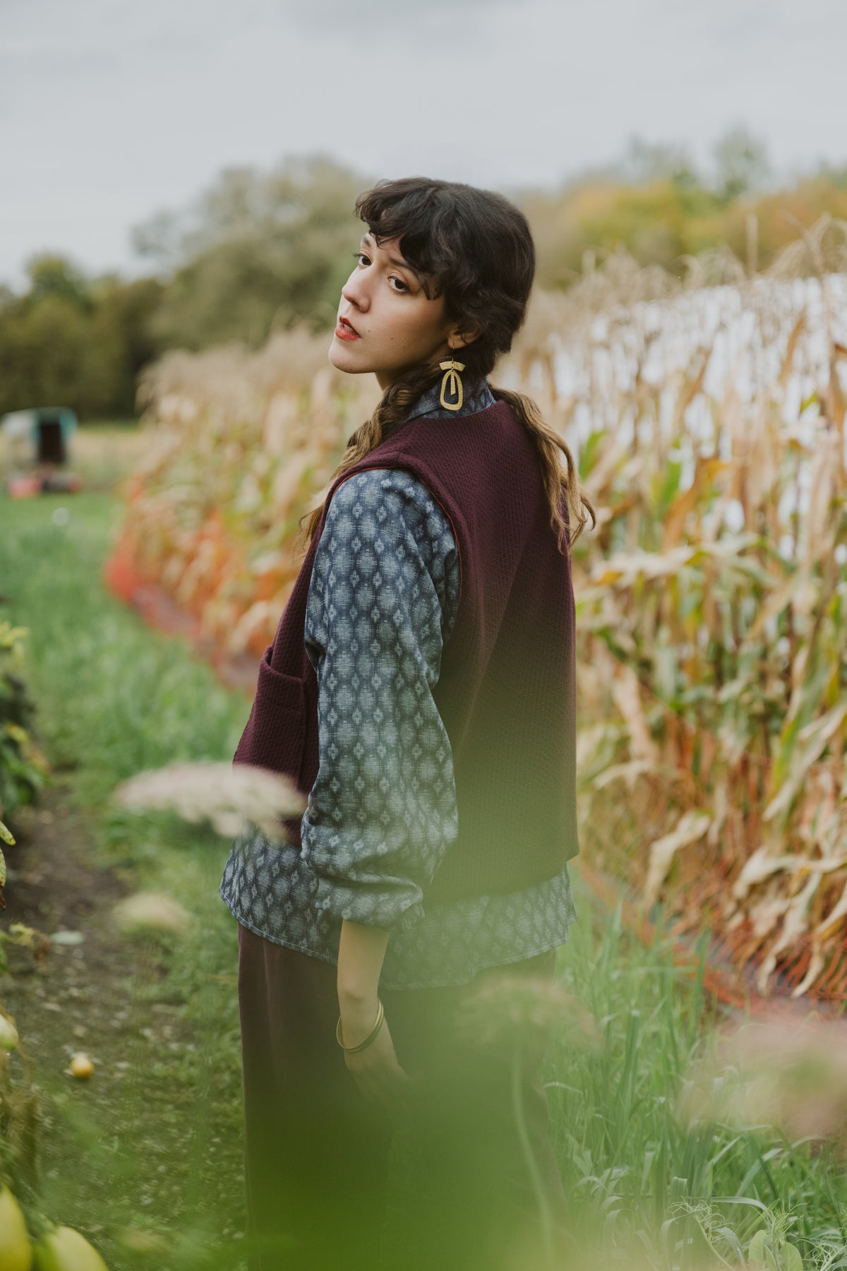 Blouse Épicéas- IKAT