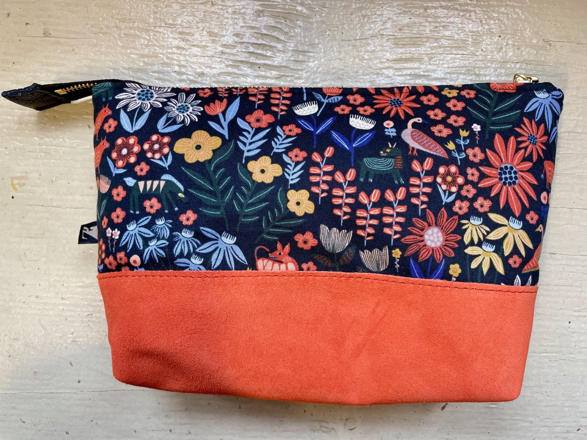 La Trousse - Retailles de tissu et cuir recyclé / Folklorique - KAZAK