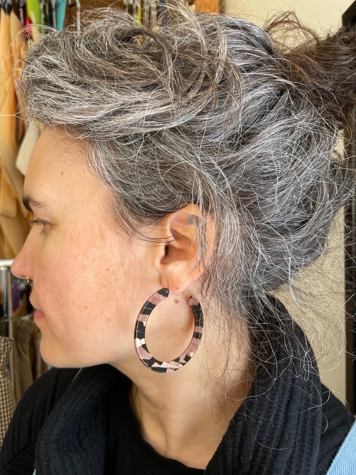 Boucles d'oreilles Anneaux Goldy