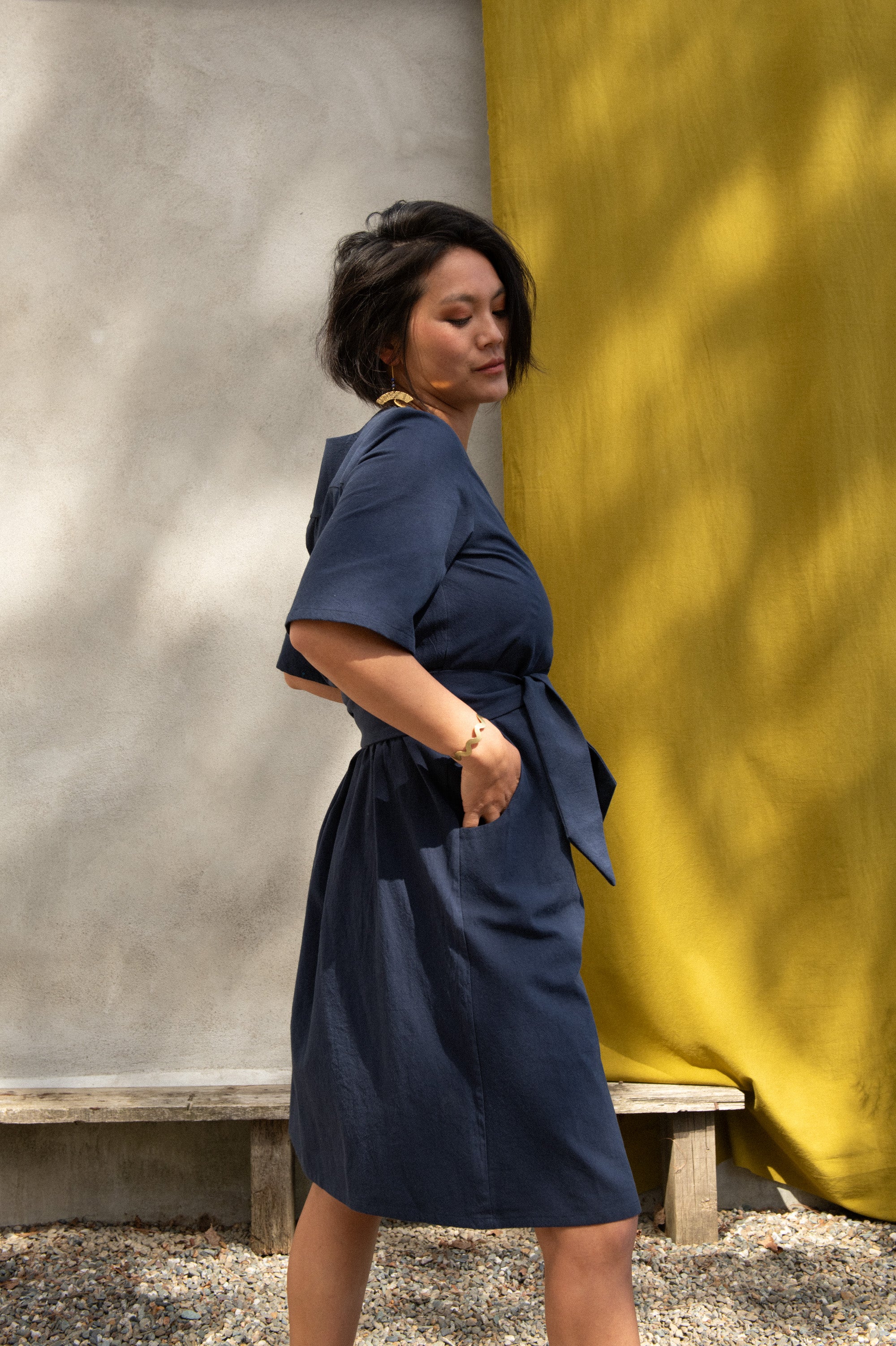 Robe Helleborus Navy