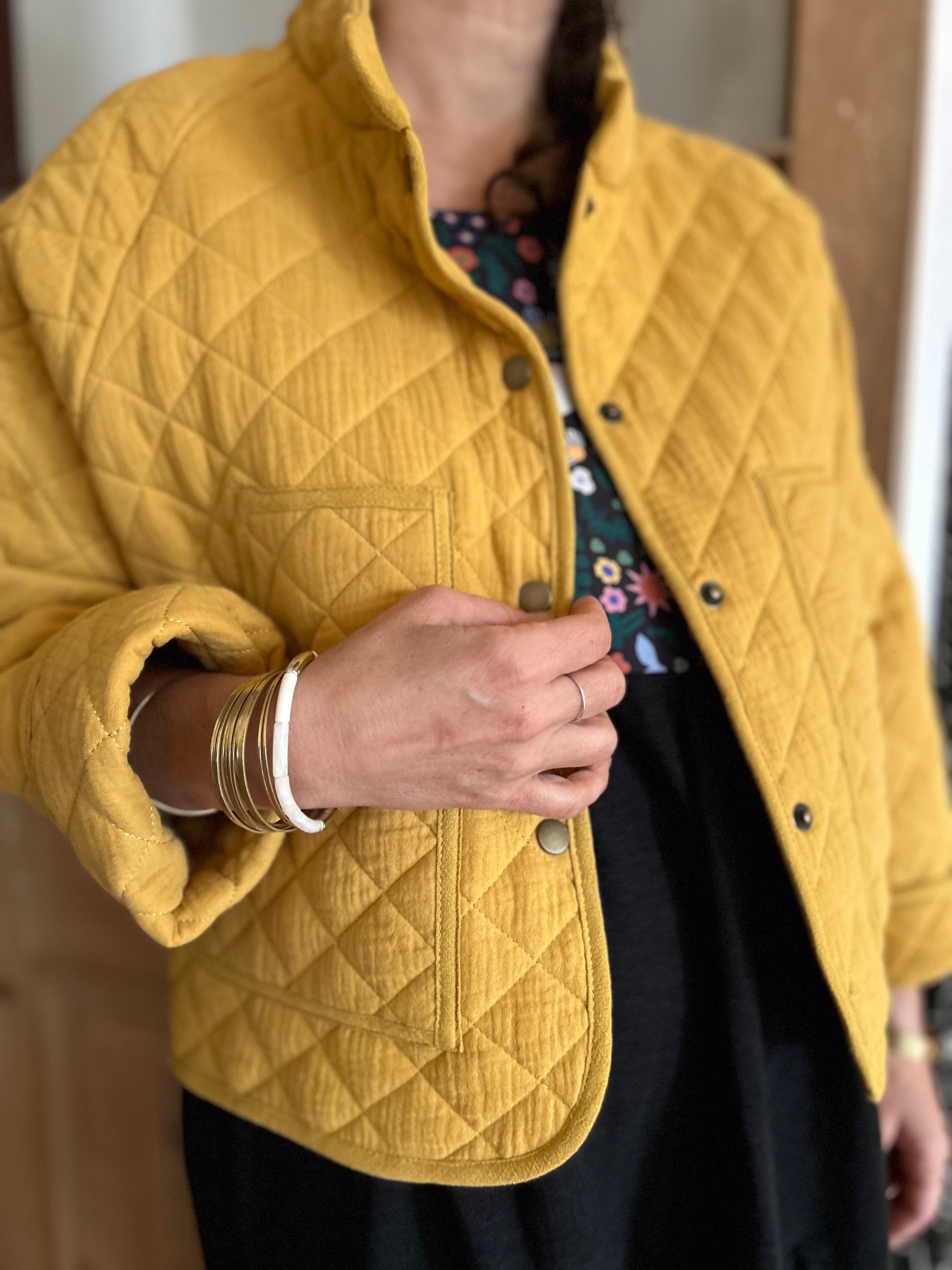 Veste Artemisia moutarde