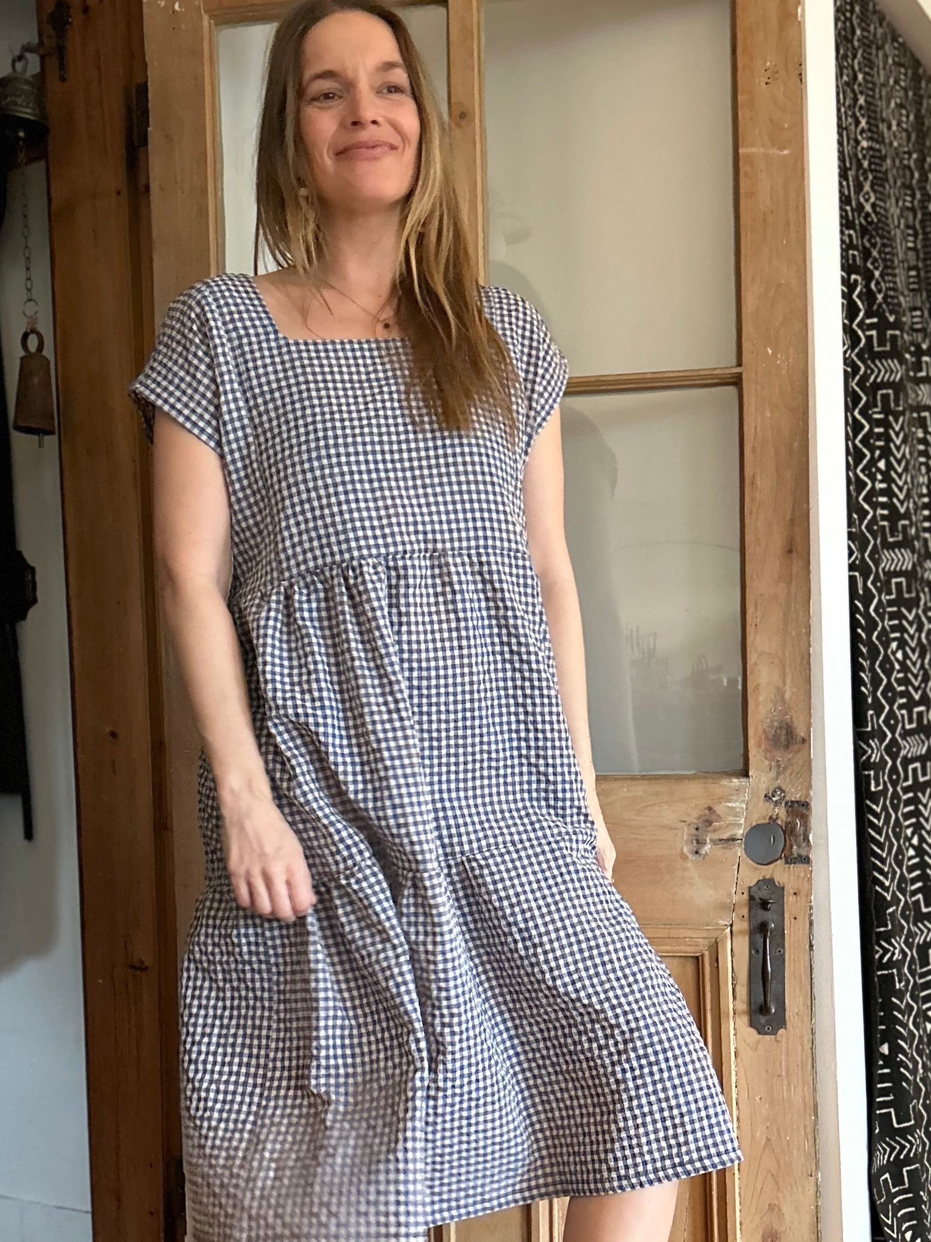 Robe Lavandula Vichy Ciel
