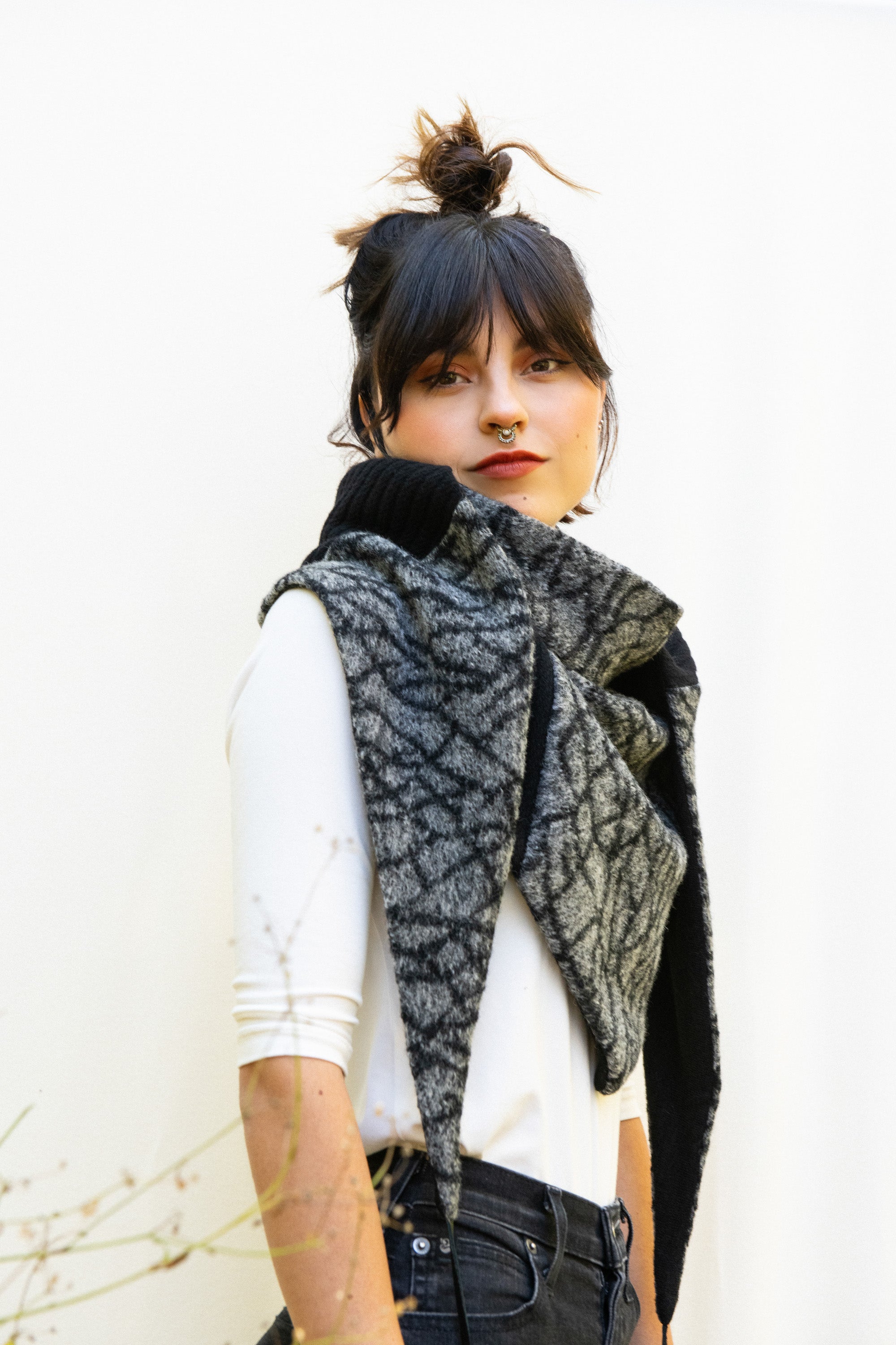 Foulard Indiana Stone Franges - KAZAK -