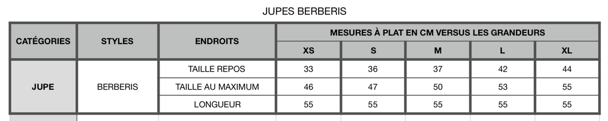 Jupe Berberis - Noir