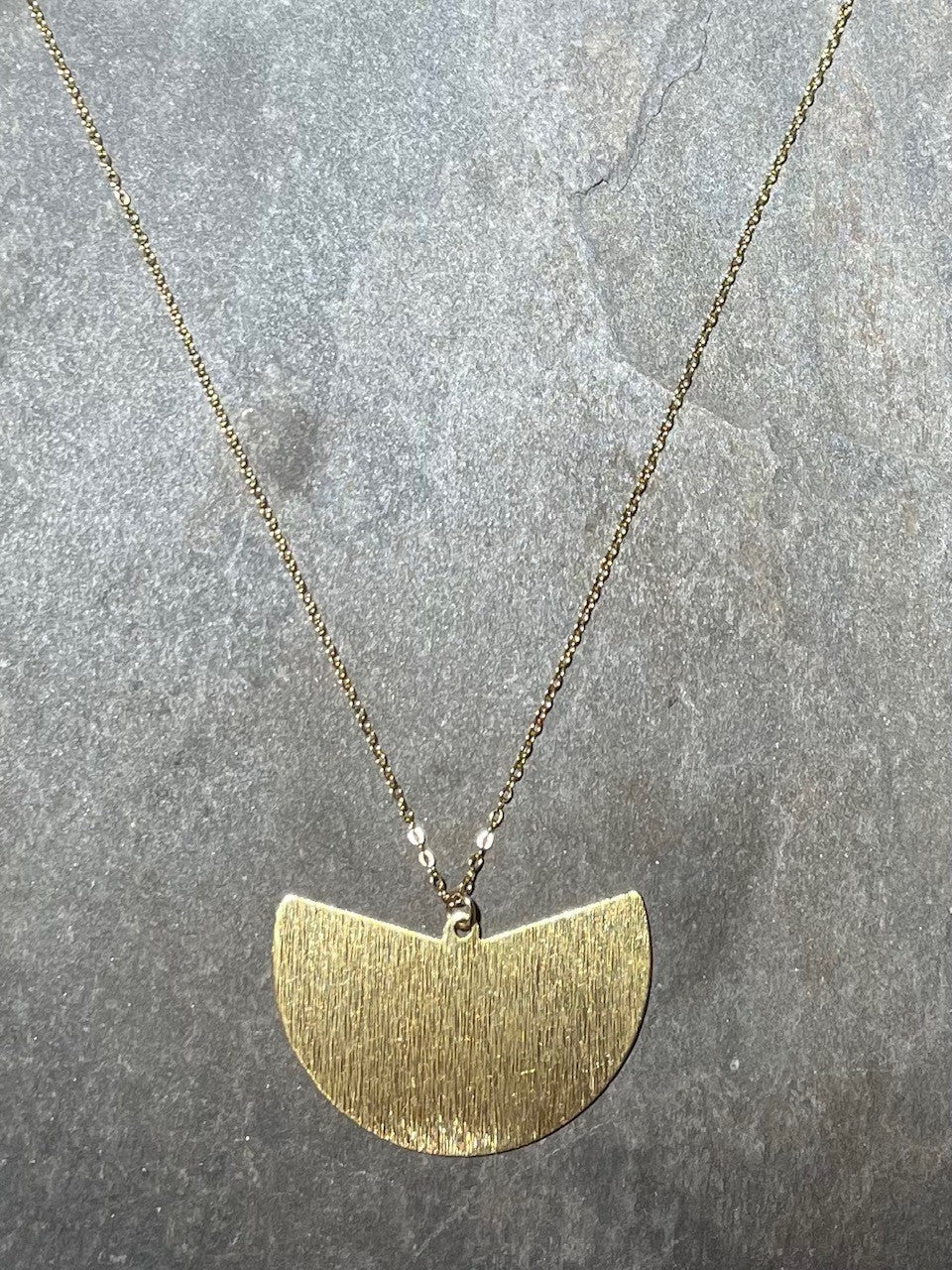 Collier Lune en laiton