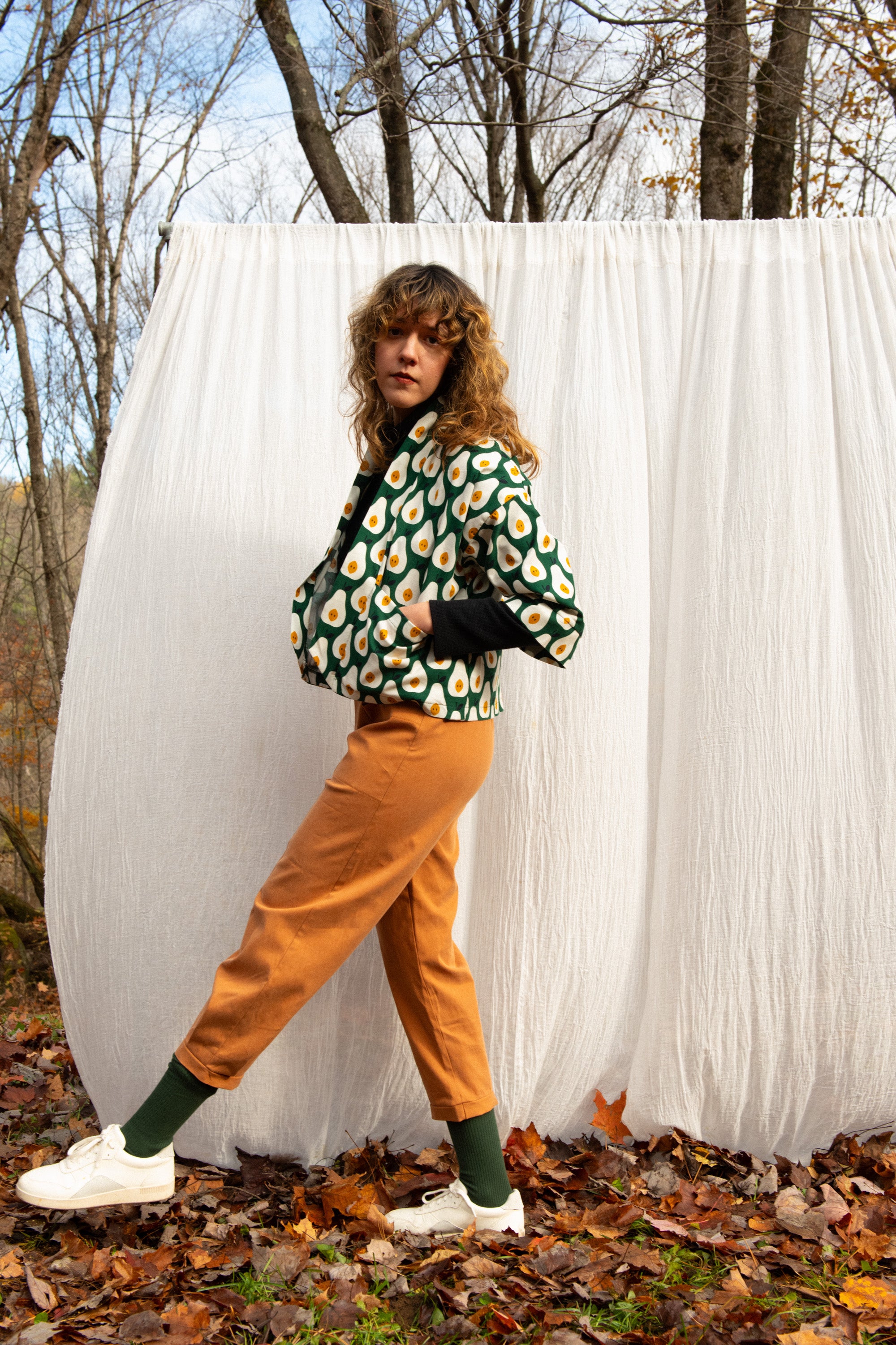 Pantalon NYSSA Terracotta -Lyocell coton OEKOTEX