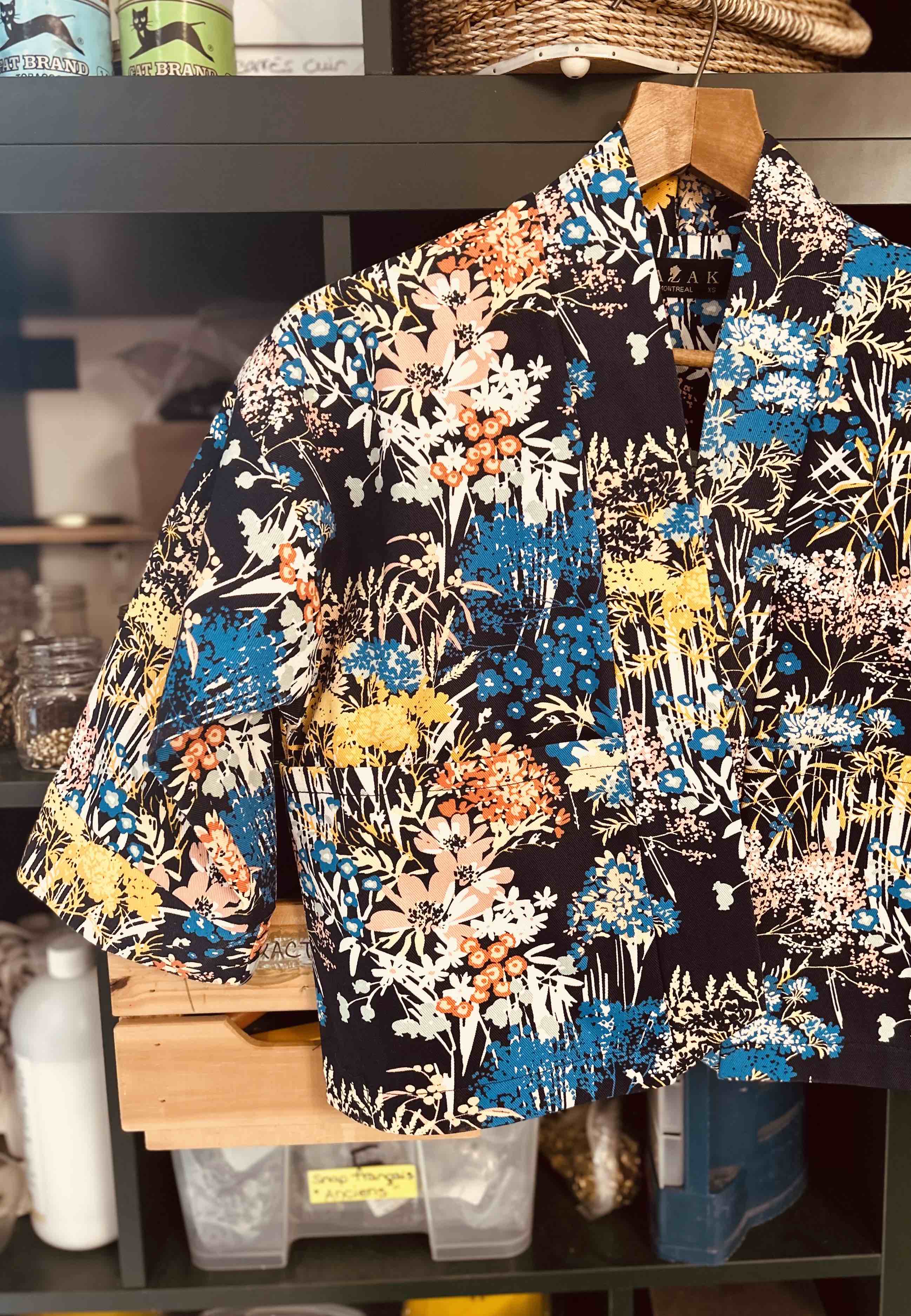 Veste kimono Magnolia- Prairie coton bio