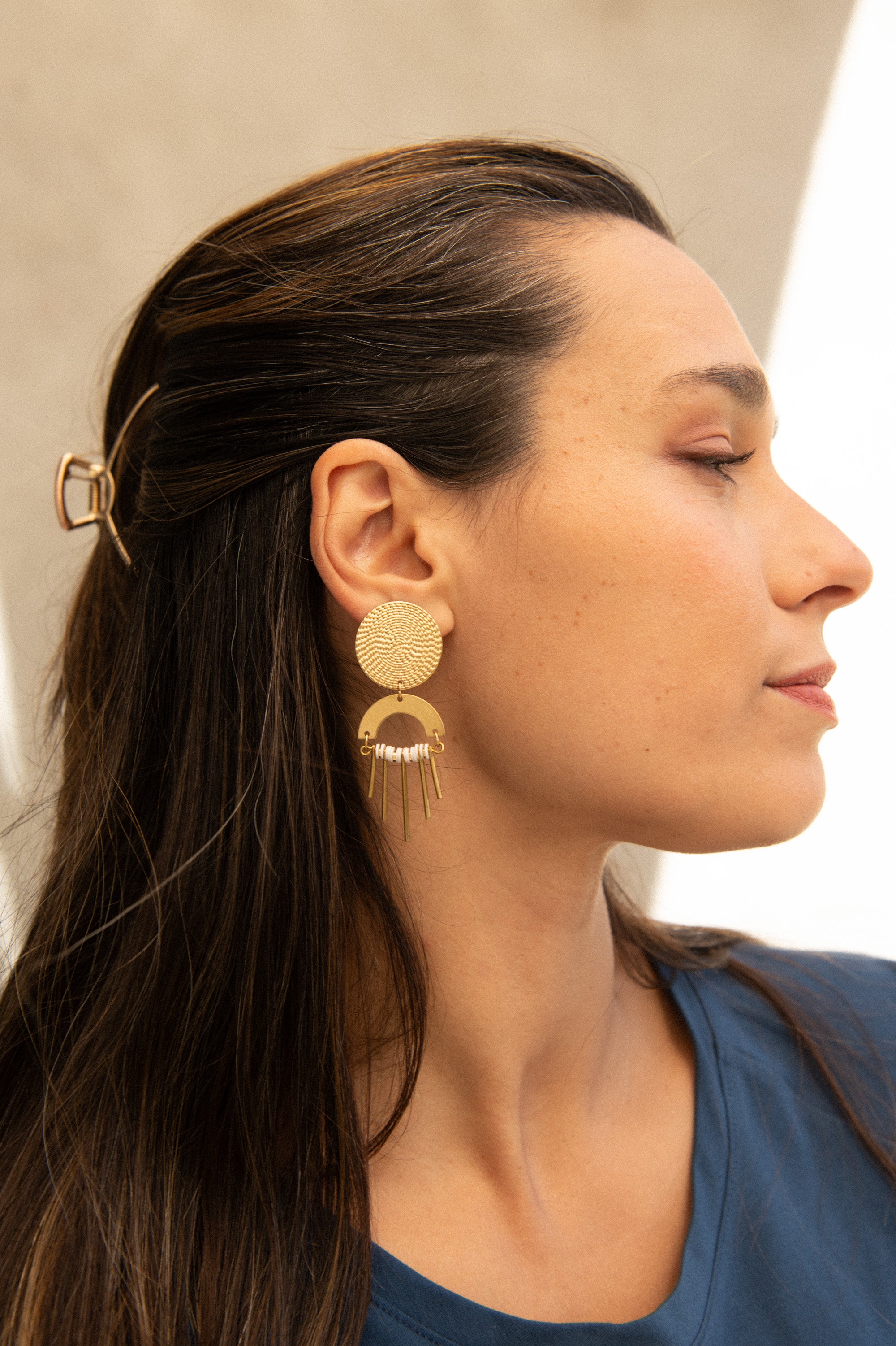 Boucles d'oreilles Marsala couleurs variées