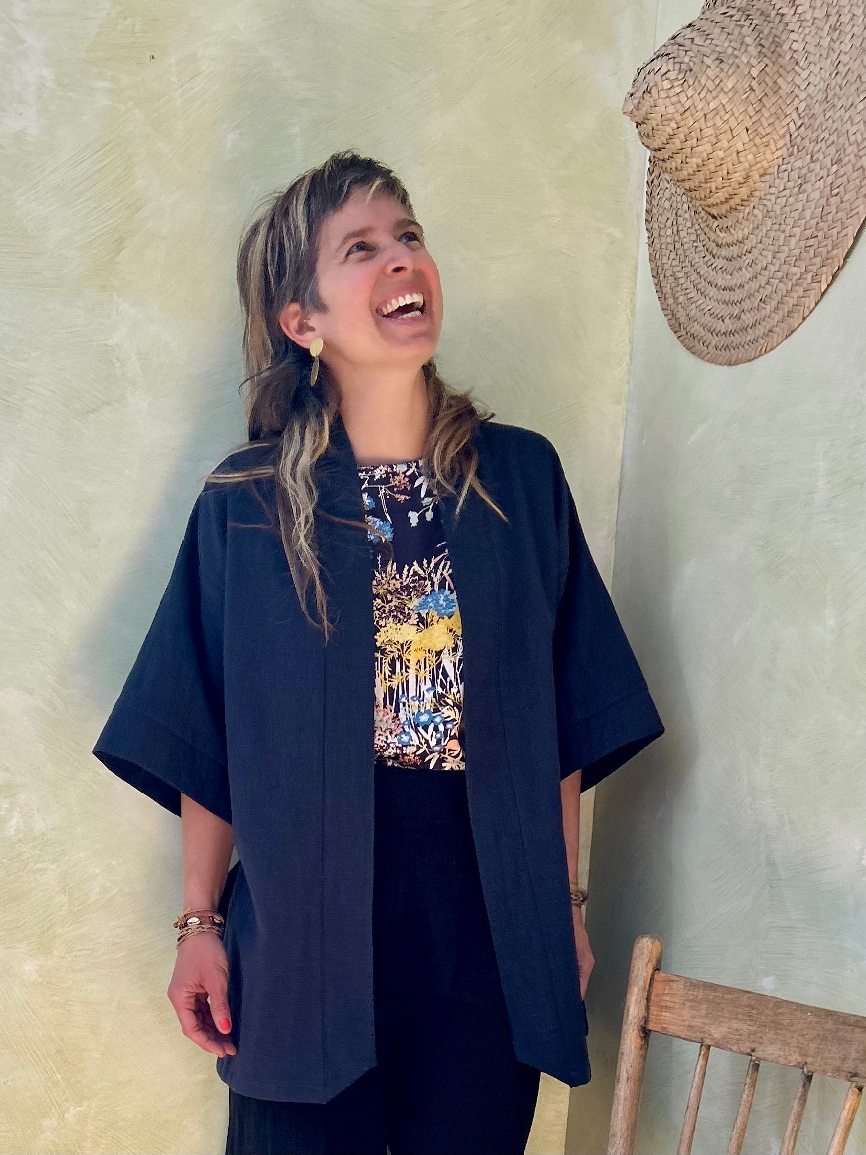 Veste Mirano Indigo Ramie