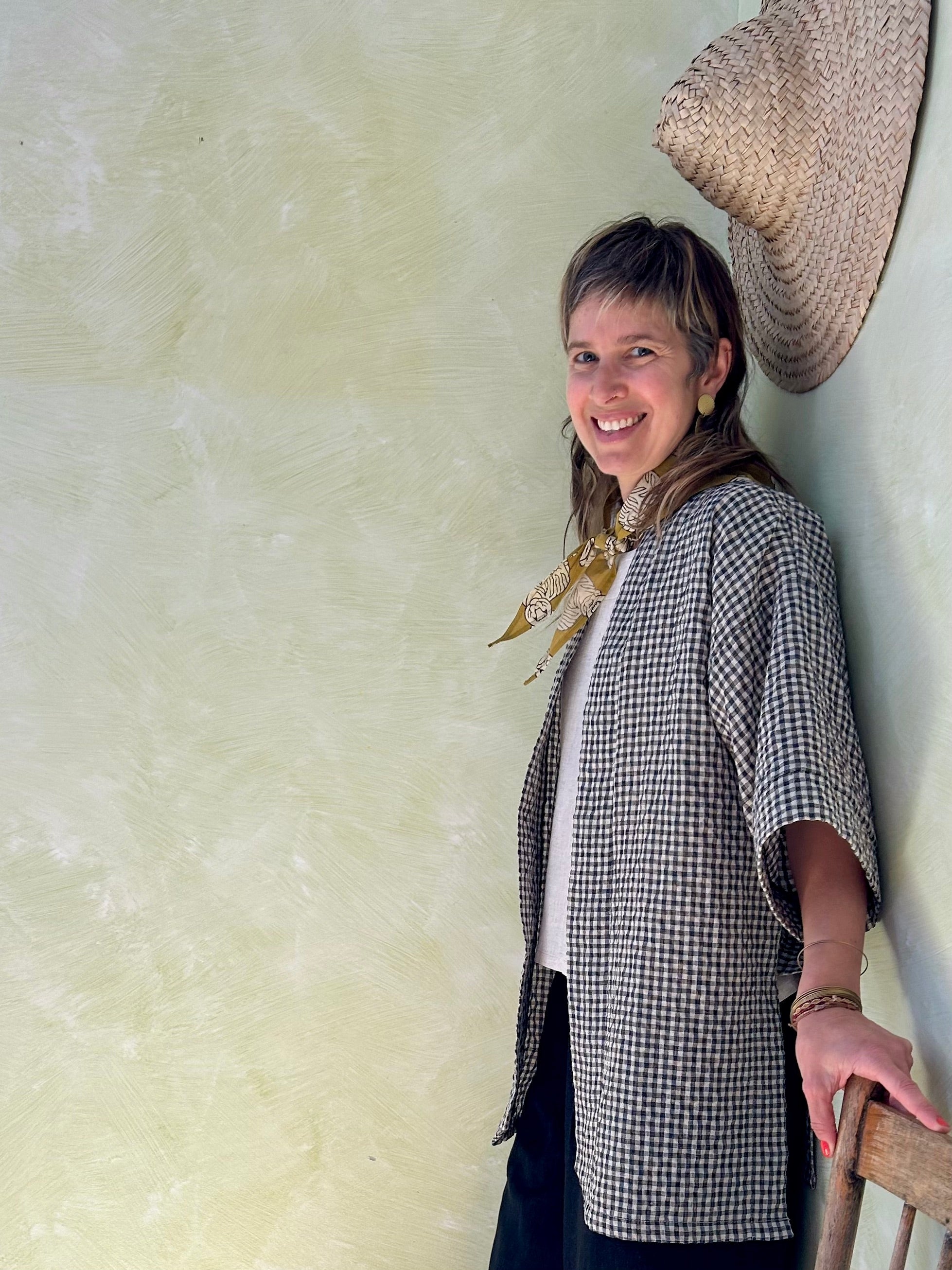 Veste Mirano Vichy Teal