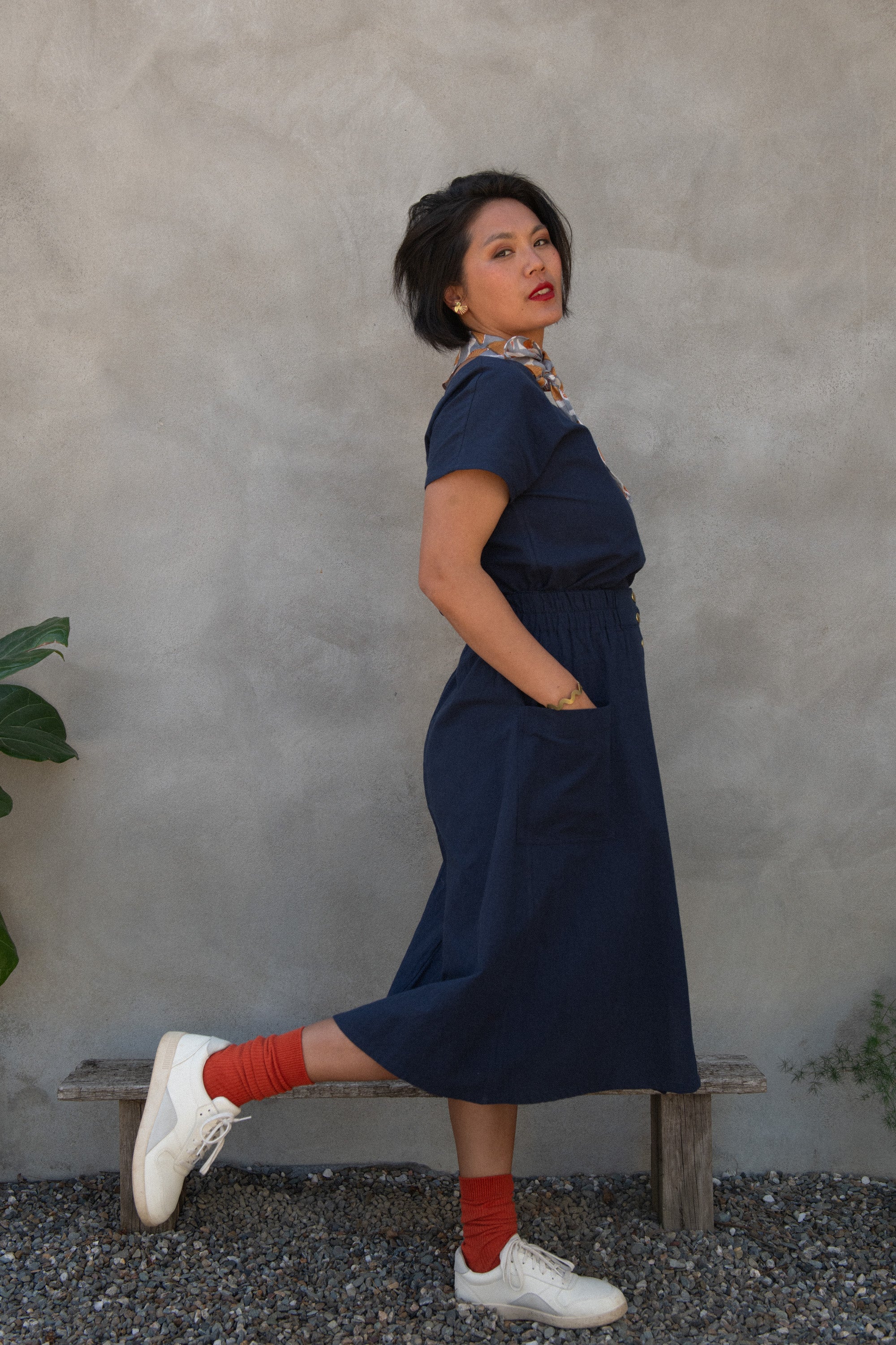 Jupe Nymphea Navy