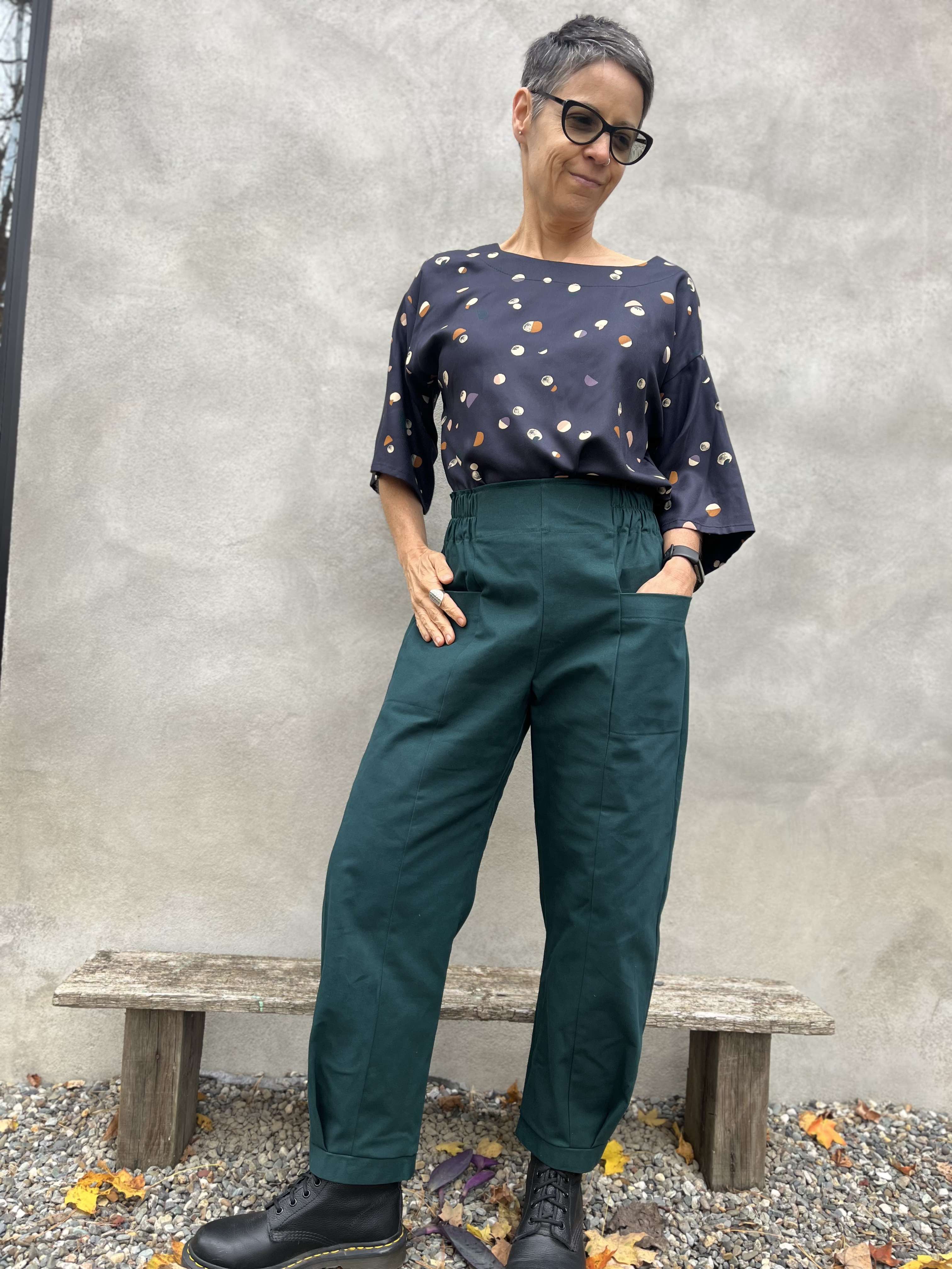 Pantalon NYSSA Émeraude