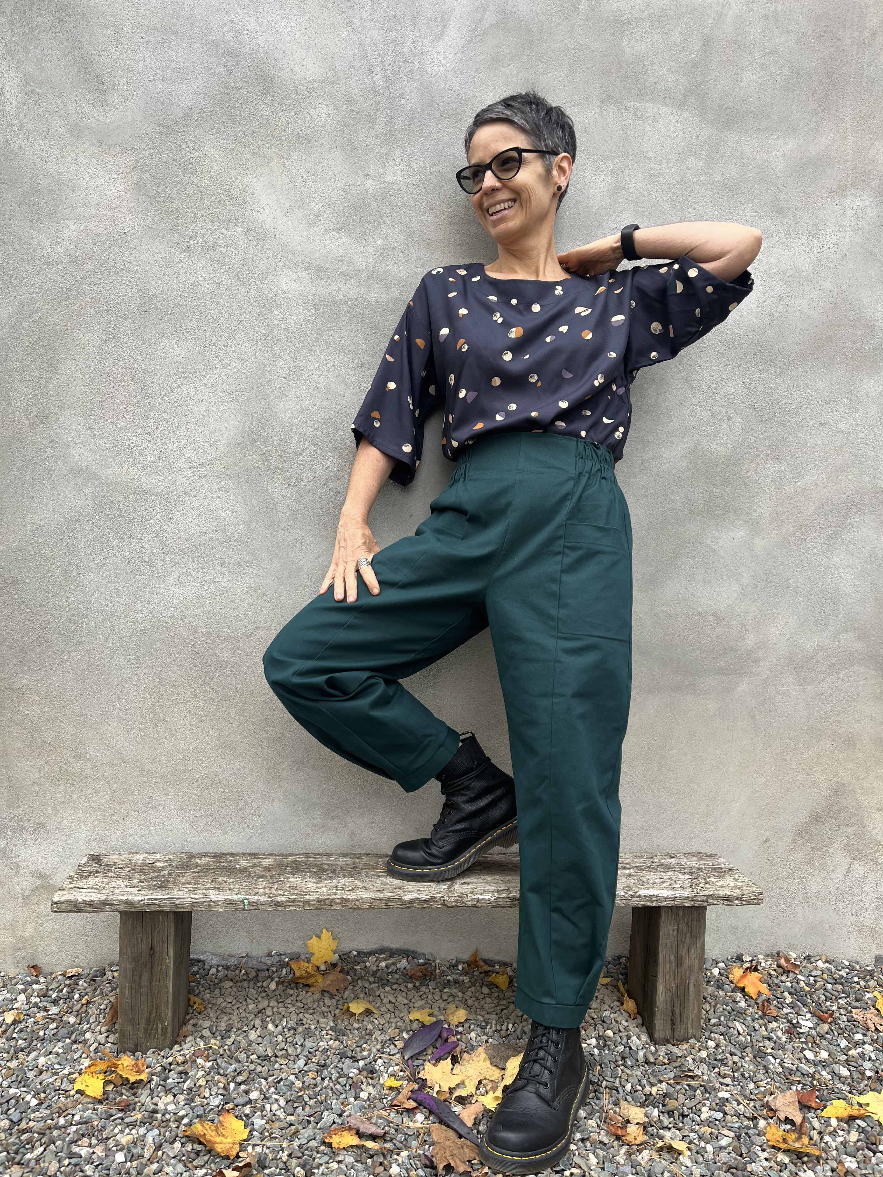 Pantalon NYSSA Émeraude